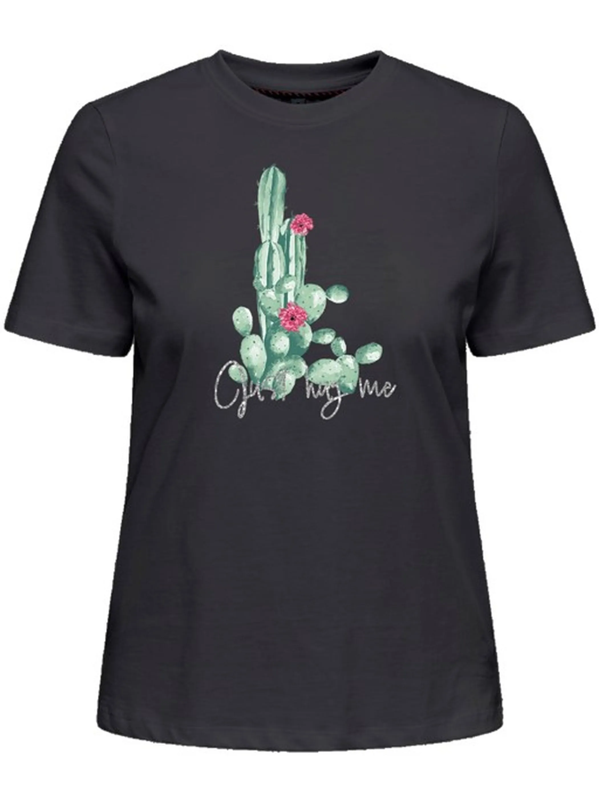 Only 15382230 ONLKITA S/S TEE CEN C Schwarz 926809 177911002 1