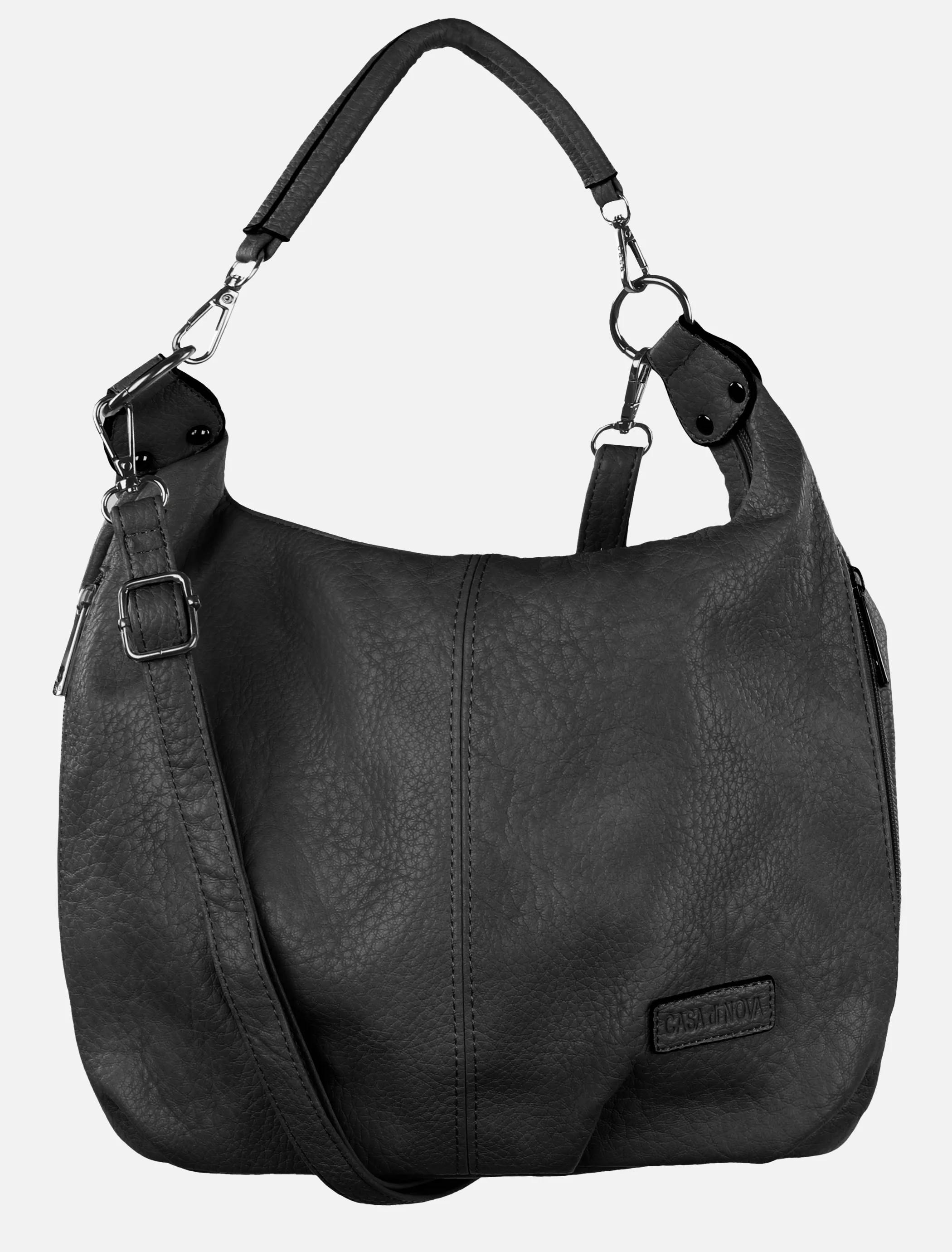 casadinova Handtasche PU Schwarz 918291 SCHWARZ 1