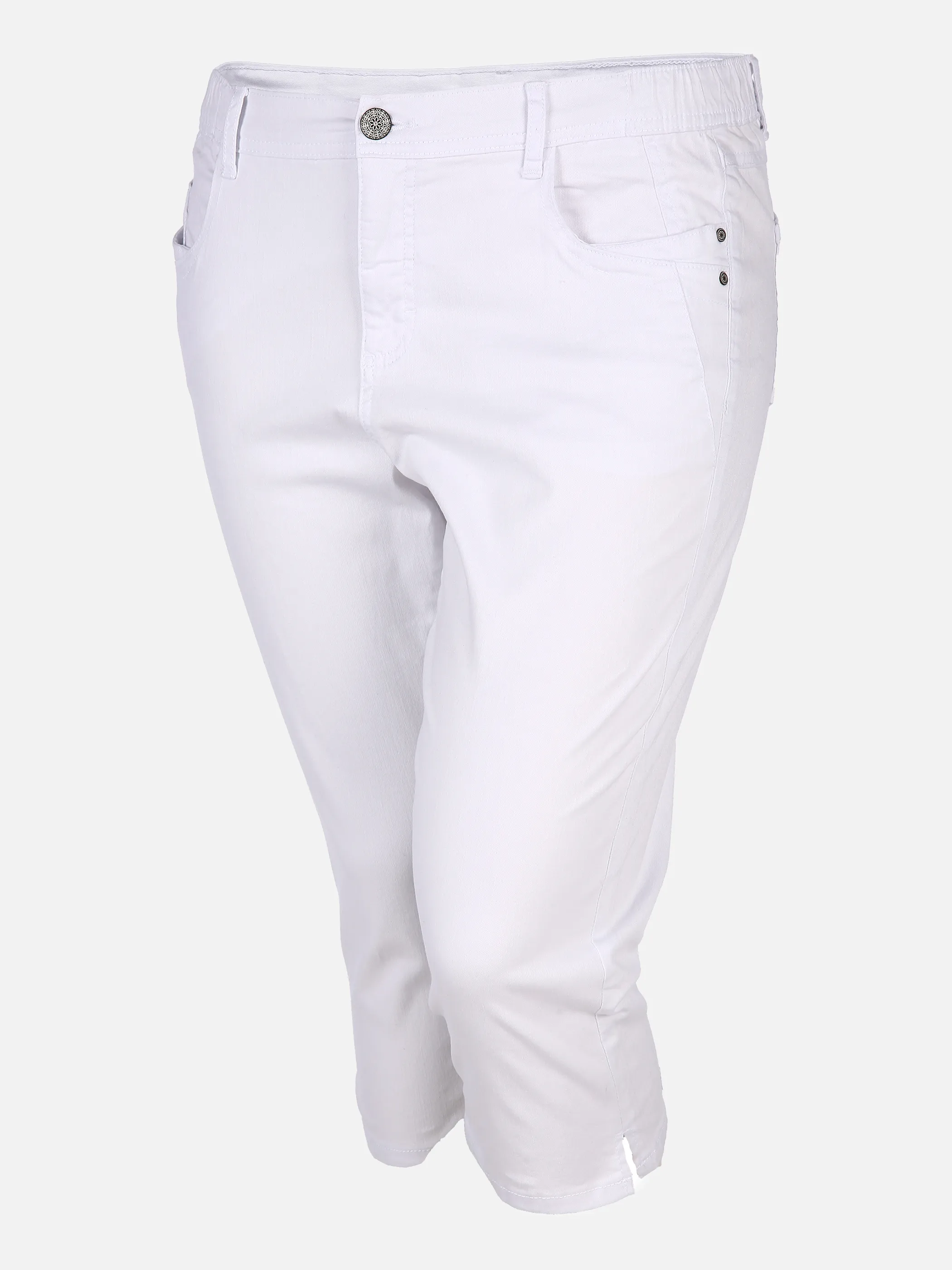 Sonja Blank Da-Gr. Größen Caprihose Weiß 838336 WHITE 1 Sonja Blank Da-Gr. Größen Caprihose Weiß 838336 WHITE 1