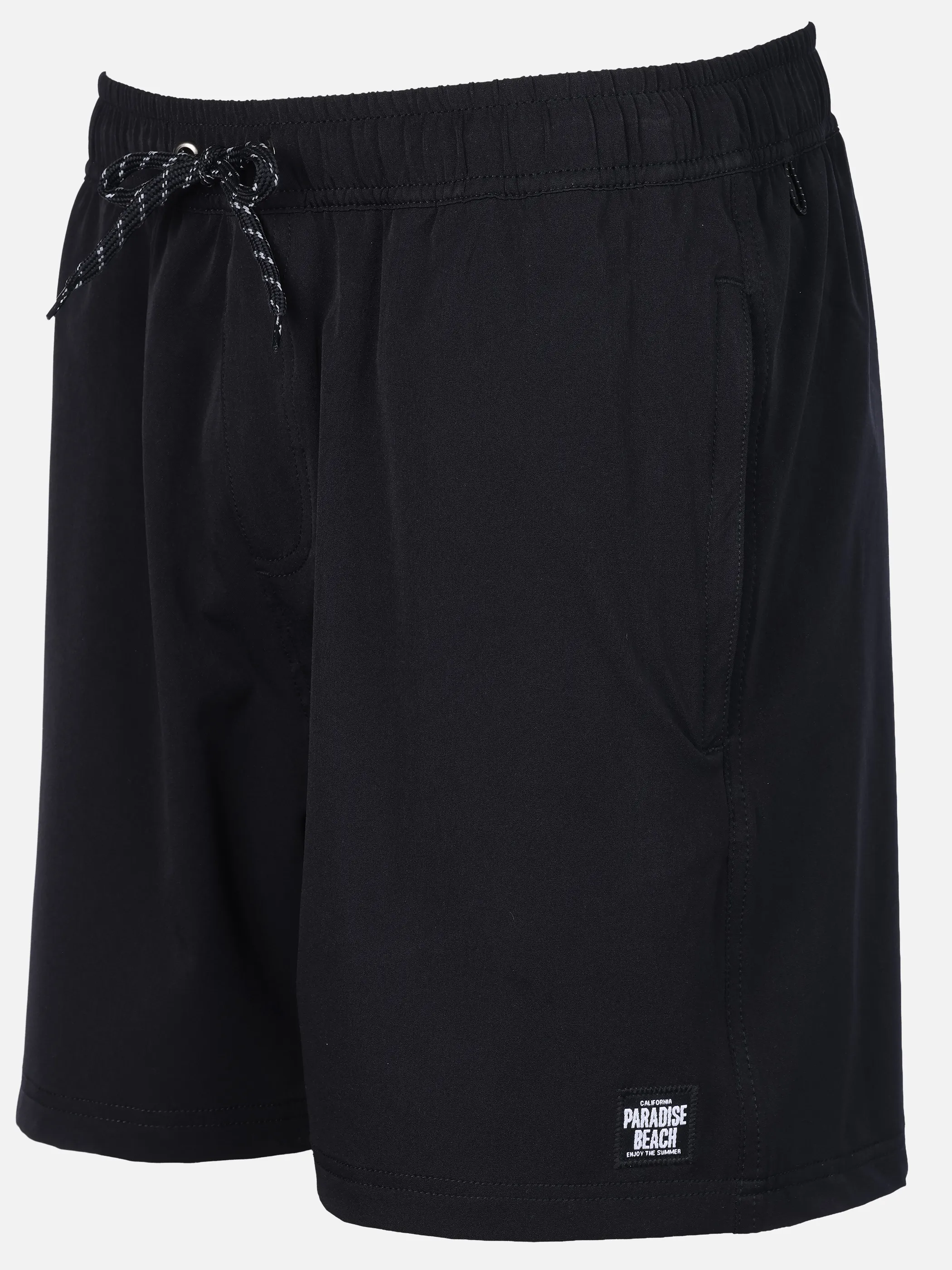 Grinario Sports He-Badeshorts, 4-Way-Stretch, m. Gesäßtasche Schwarz 923469 BLACK ONYX 3