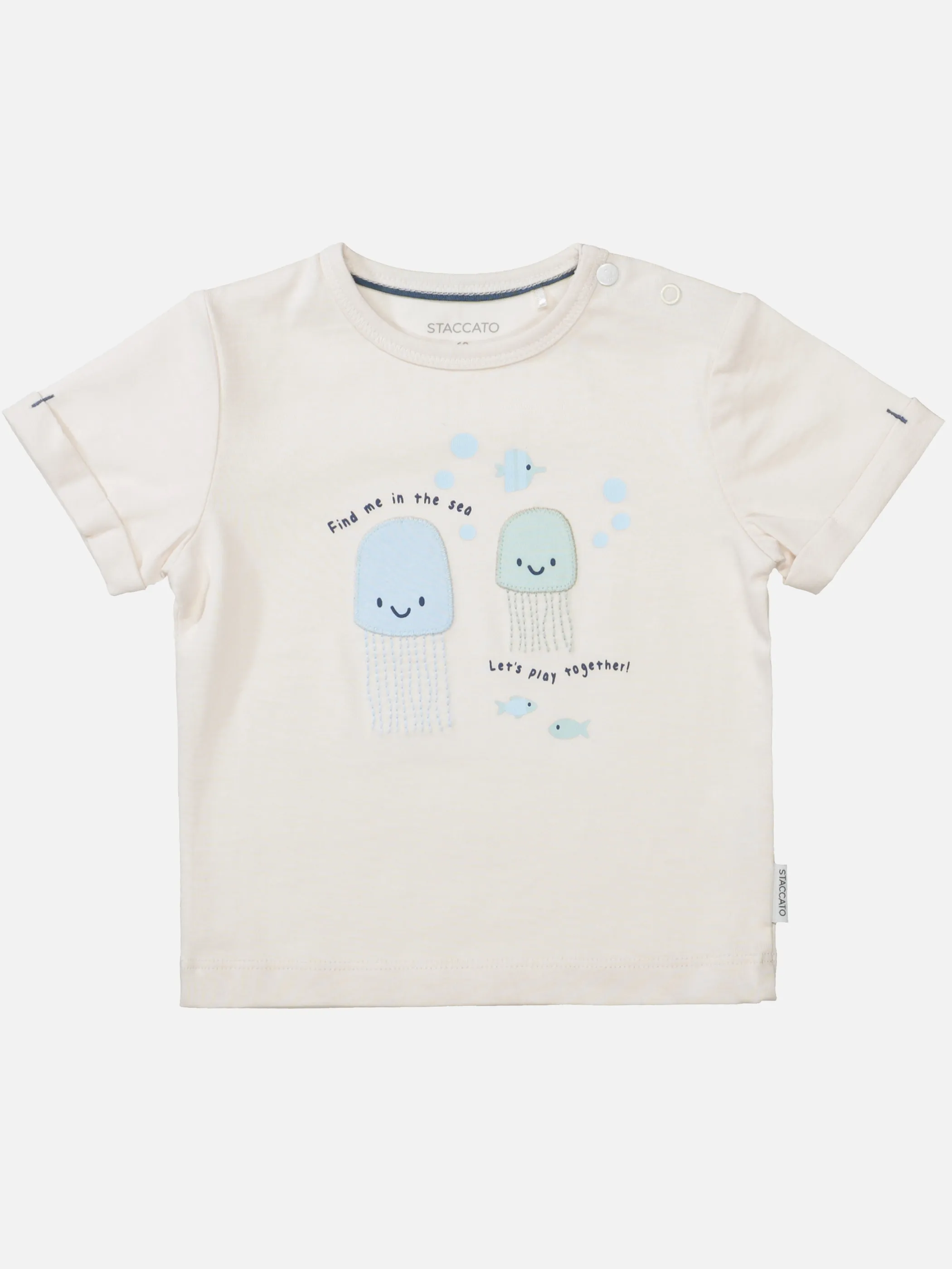 Staccato 230094218 Kn.-T-Shirt Beige 927426 108 1