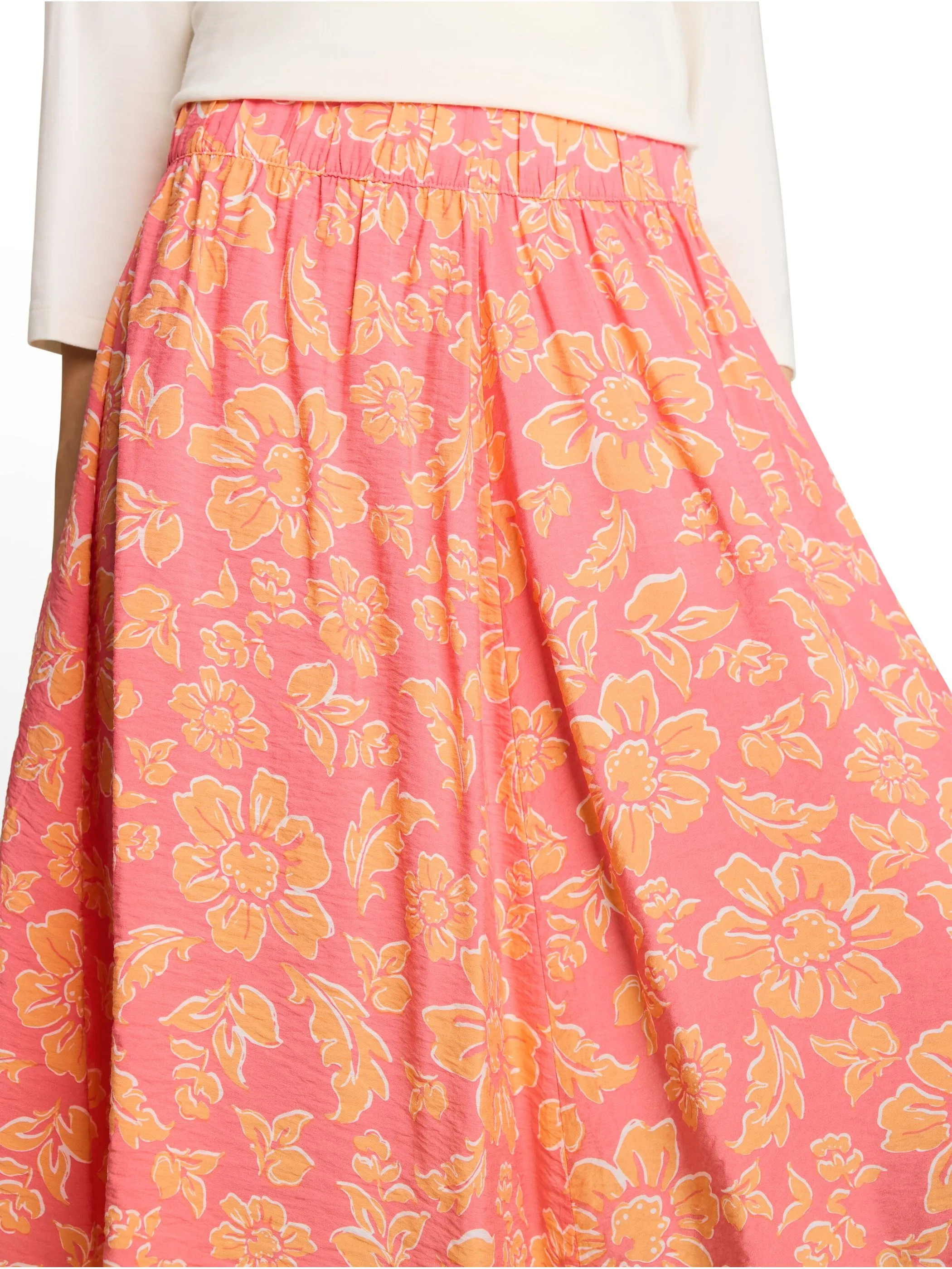 Tom Tailor 1051273 skirt crinkled Pink 926014 40255 3