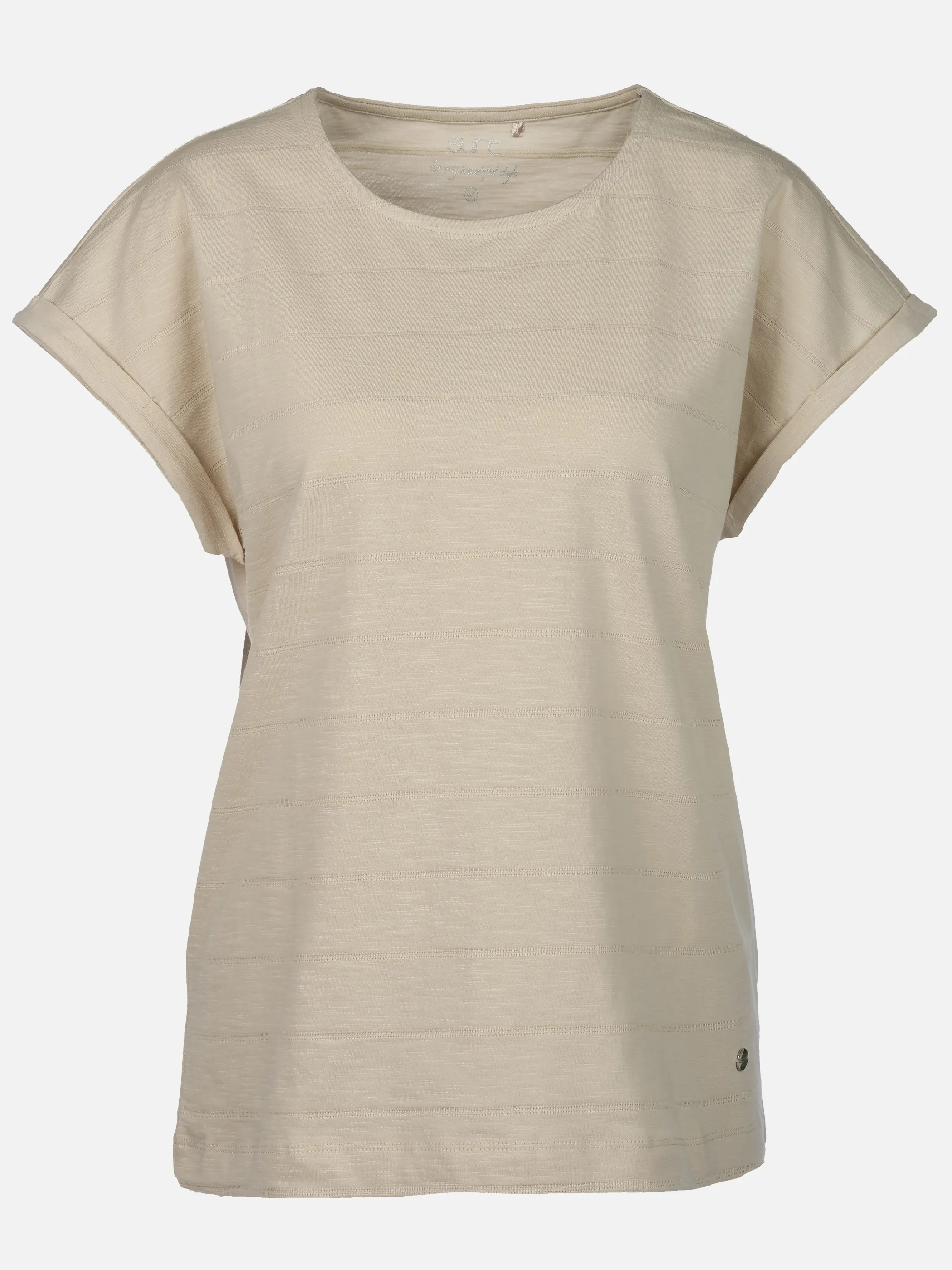 Sure Da-Struktur-T-Shirt Beige 922011 OAK 1
