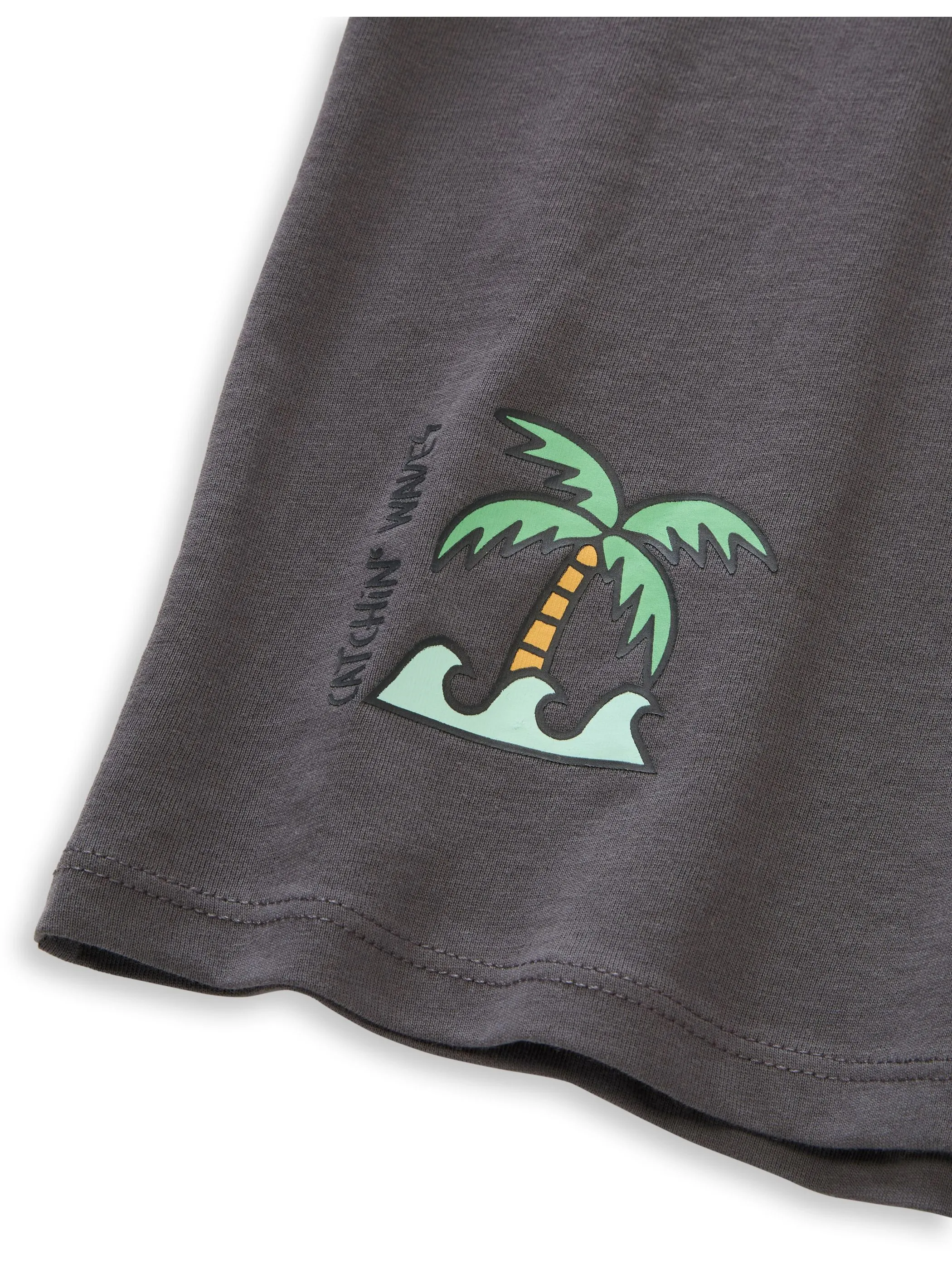 Tom Tailor 1053219 oversize printed t-shirt Grau 929668 35265 3