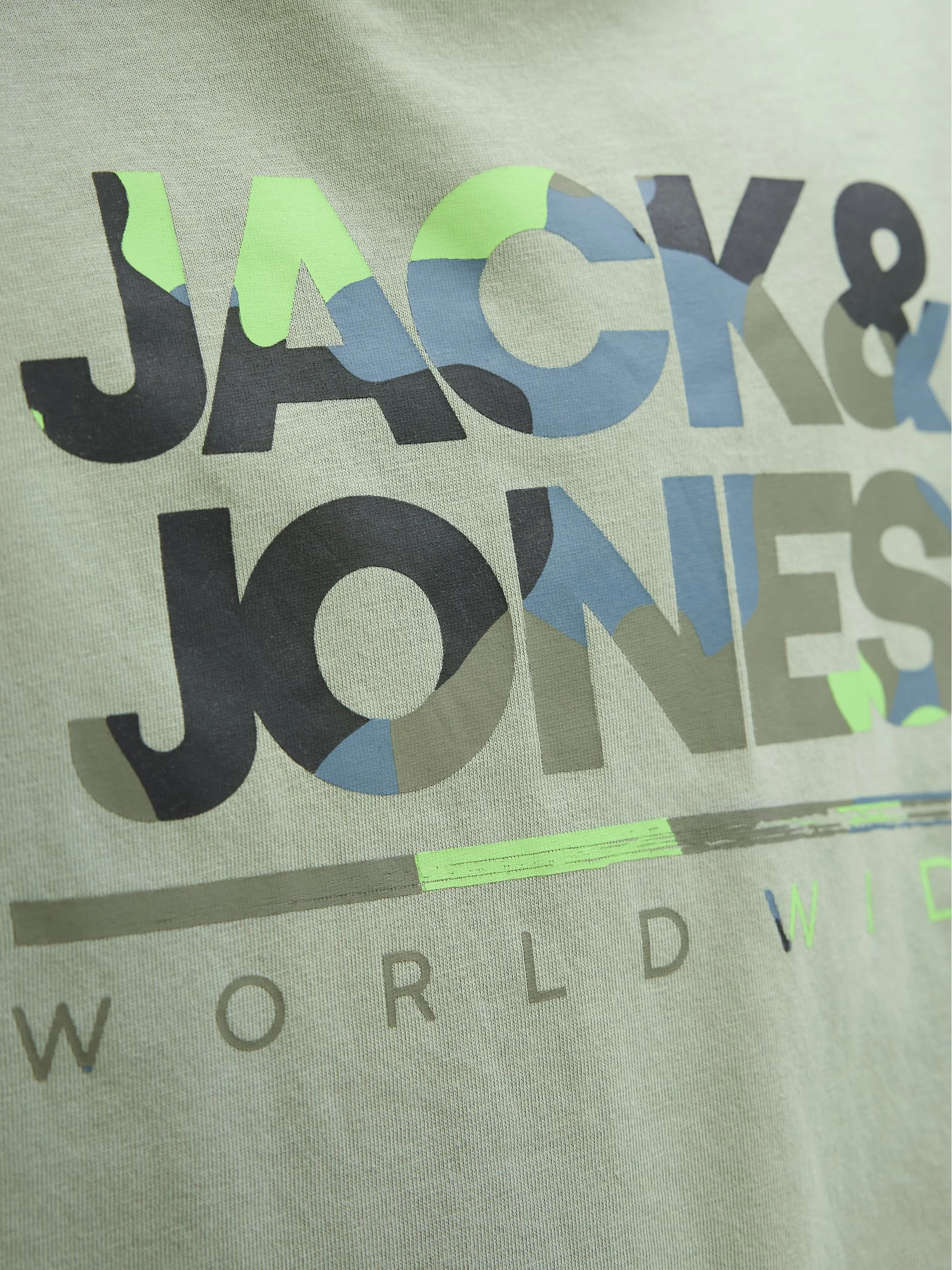 Jack&Jones Junior 12259476 JJLUKE TEE SS CREW NE Grün 907284 176366003 4