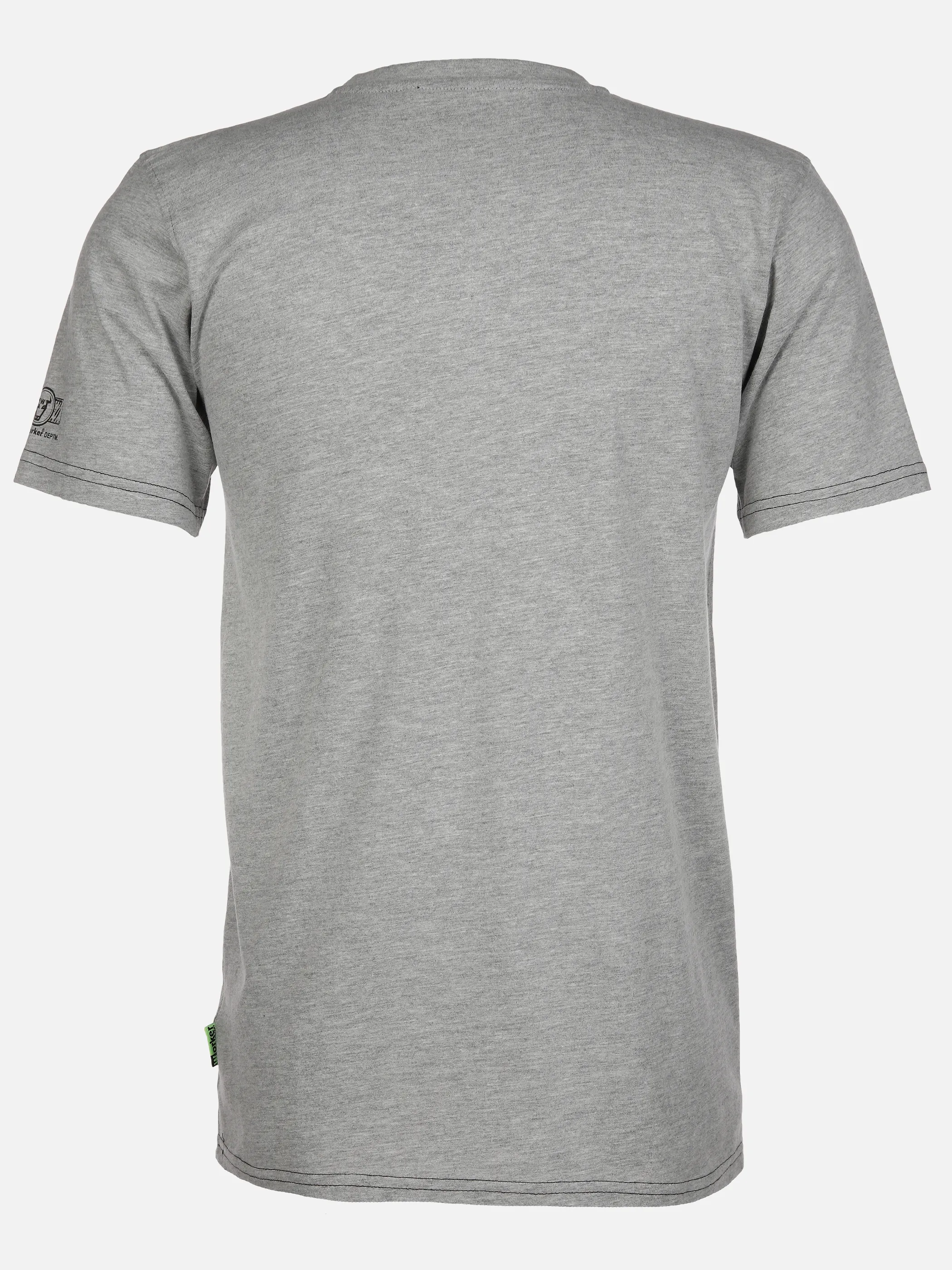 Worker He. T-Shirt 1/2 Arm Sprüche Grau 889118 SILVER GRE 2