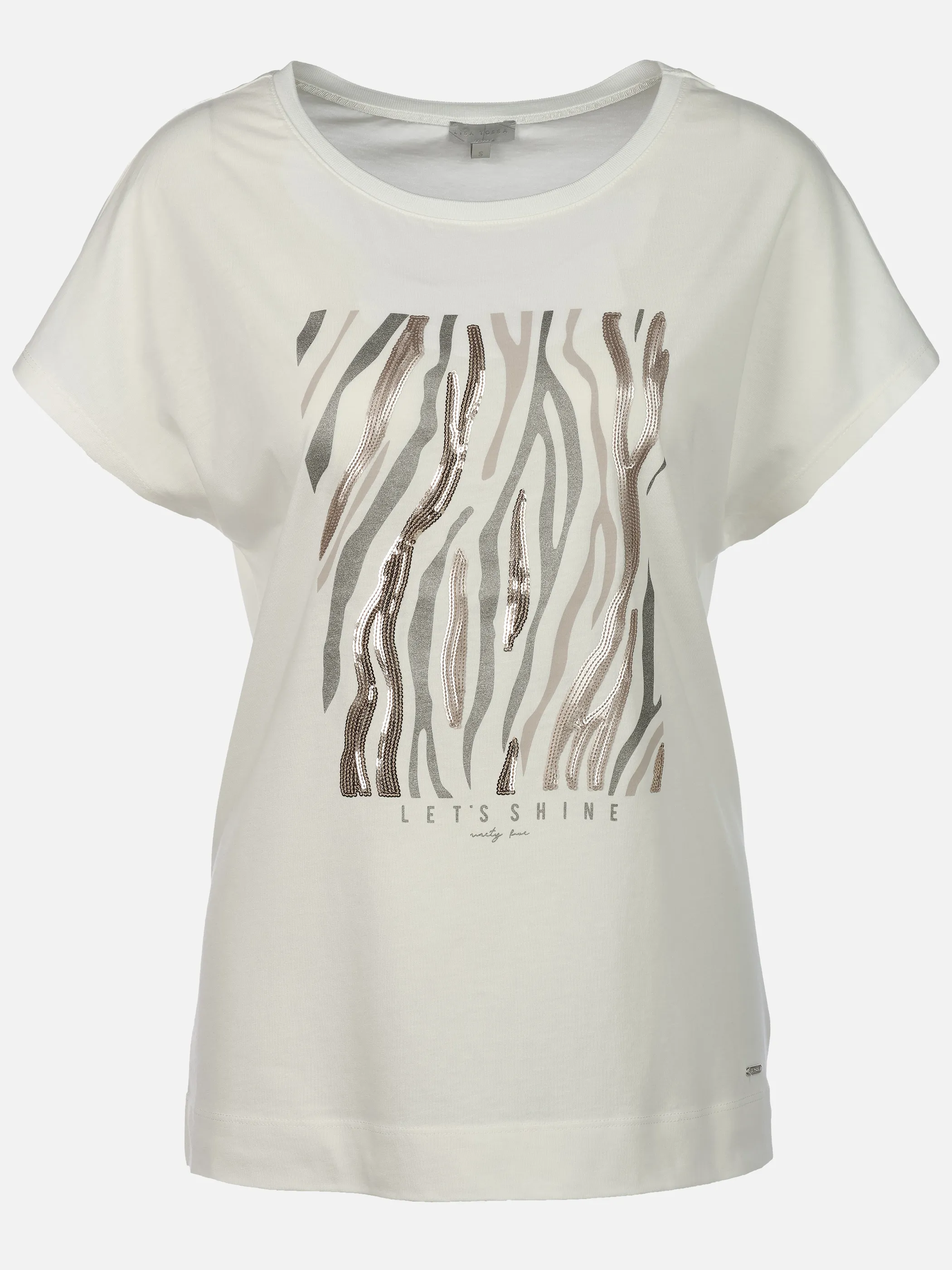 Lisa Tossa Da-T-Shirt mit Frontapplikation Weiß 924191 WHITE 1
