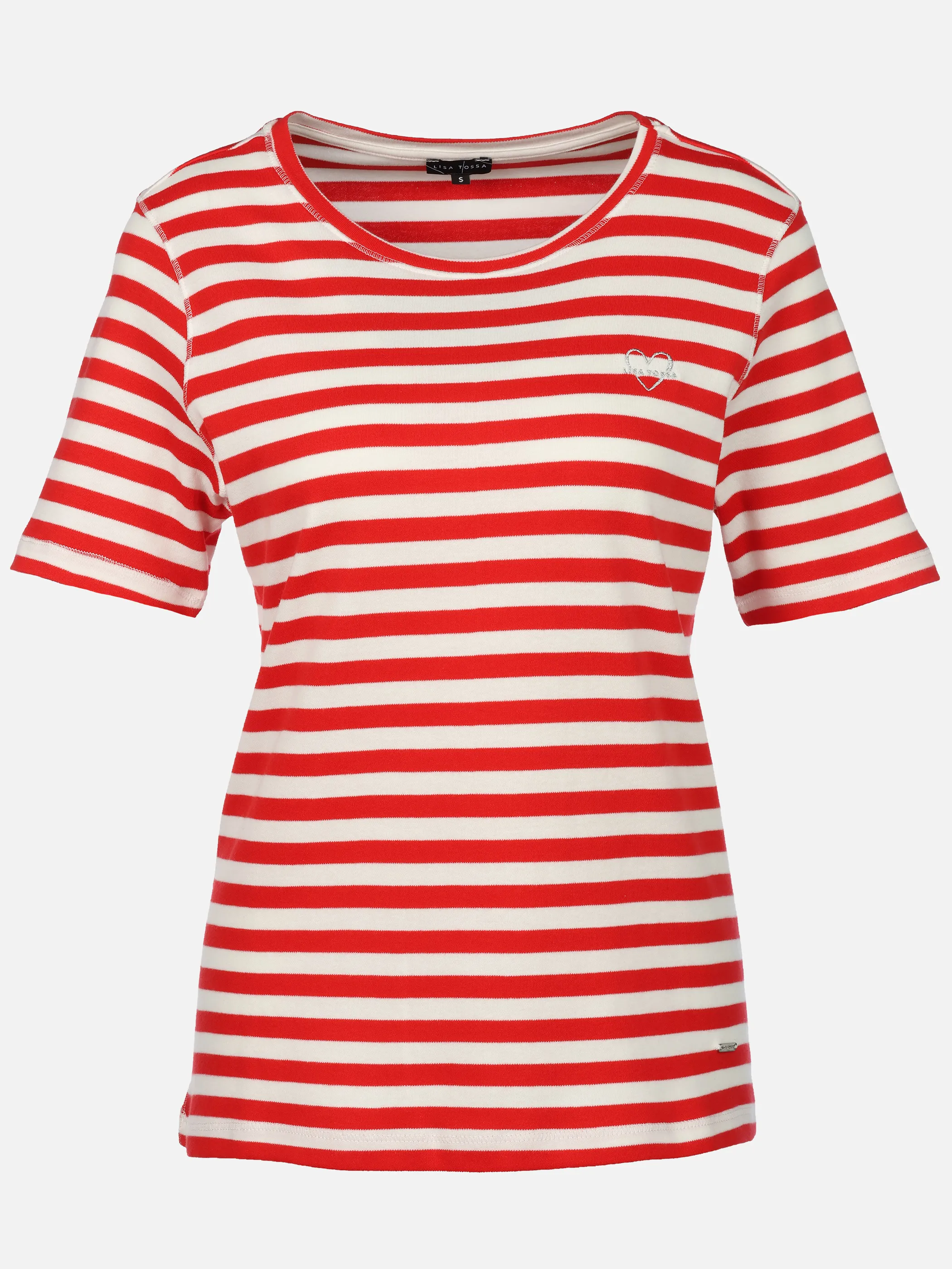 Lisa Tossa Da-T-Shirt m. Streifen Rot 921024 RED 1