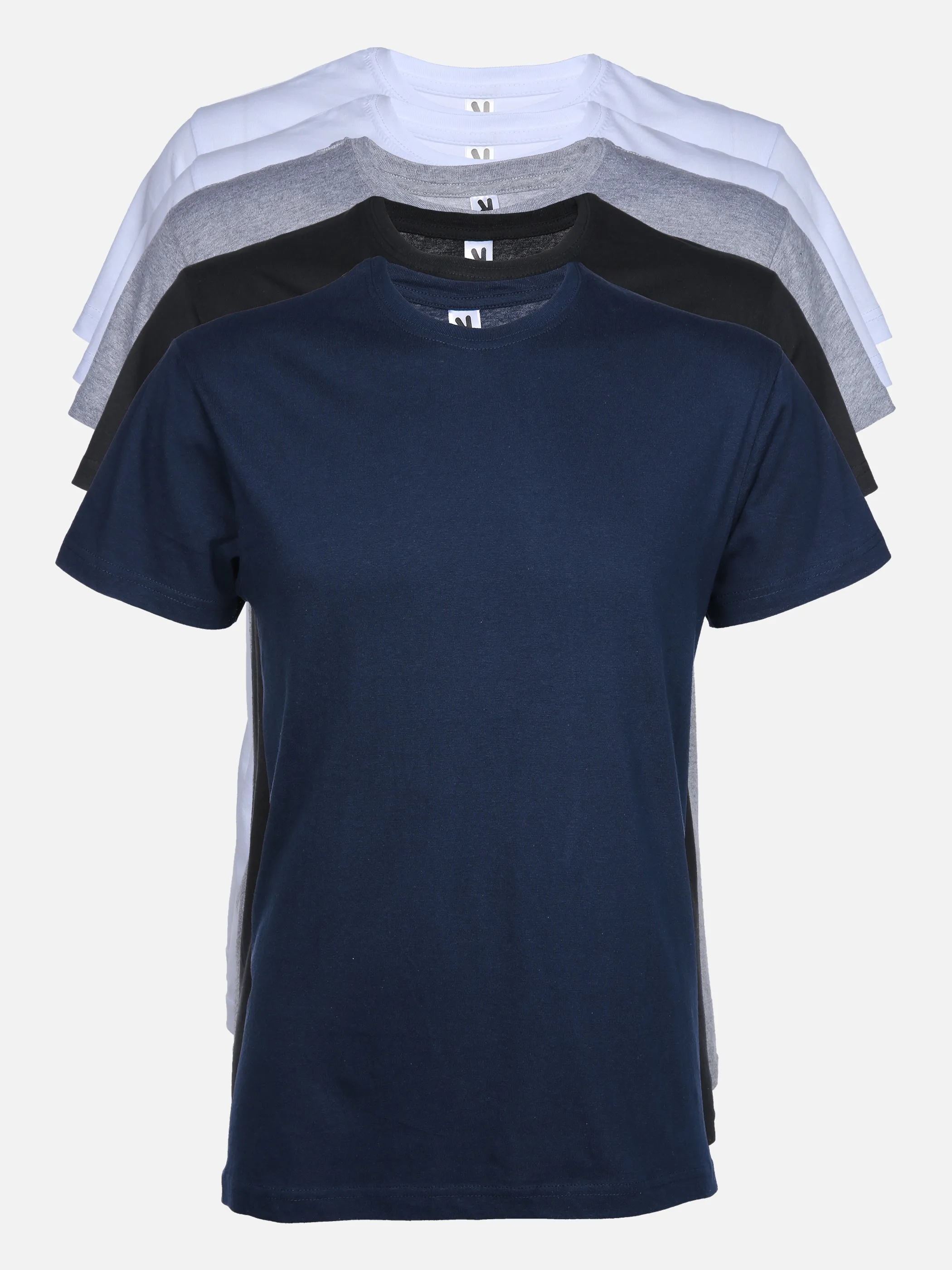 Worker He. T-Shirt 5er Pack Weiß 859912 BUNT 1 Worker He. T-Shirt 5er Pack Weiß 859912 BUNT 1