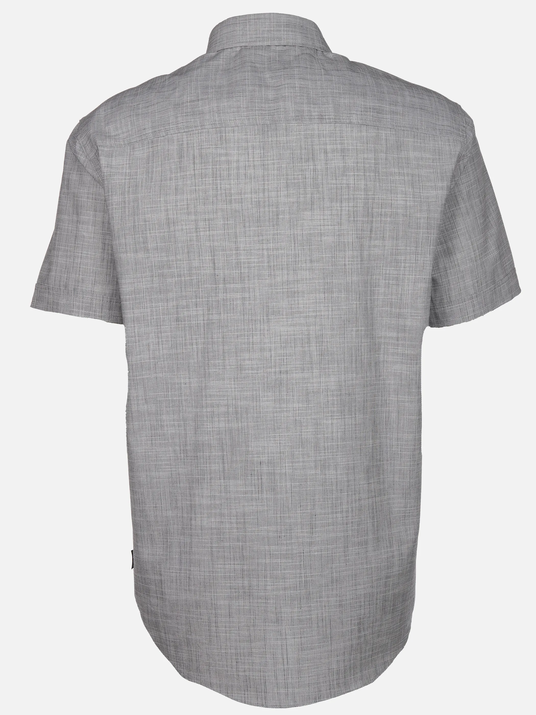 Jim Spencer He. Freizeithemd 1/2 Arm slub Grau 908751 GREY 2