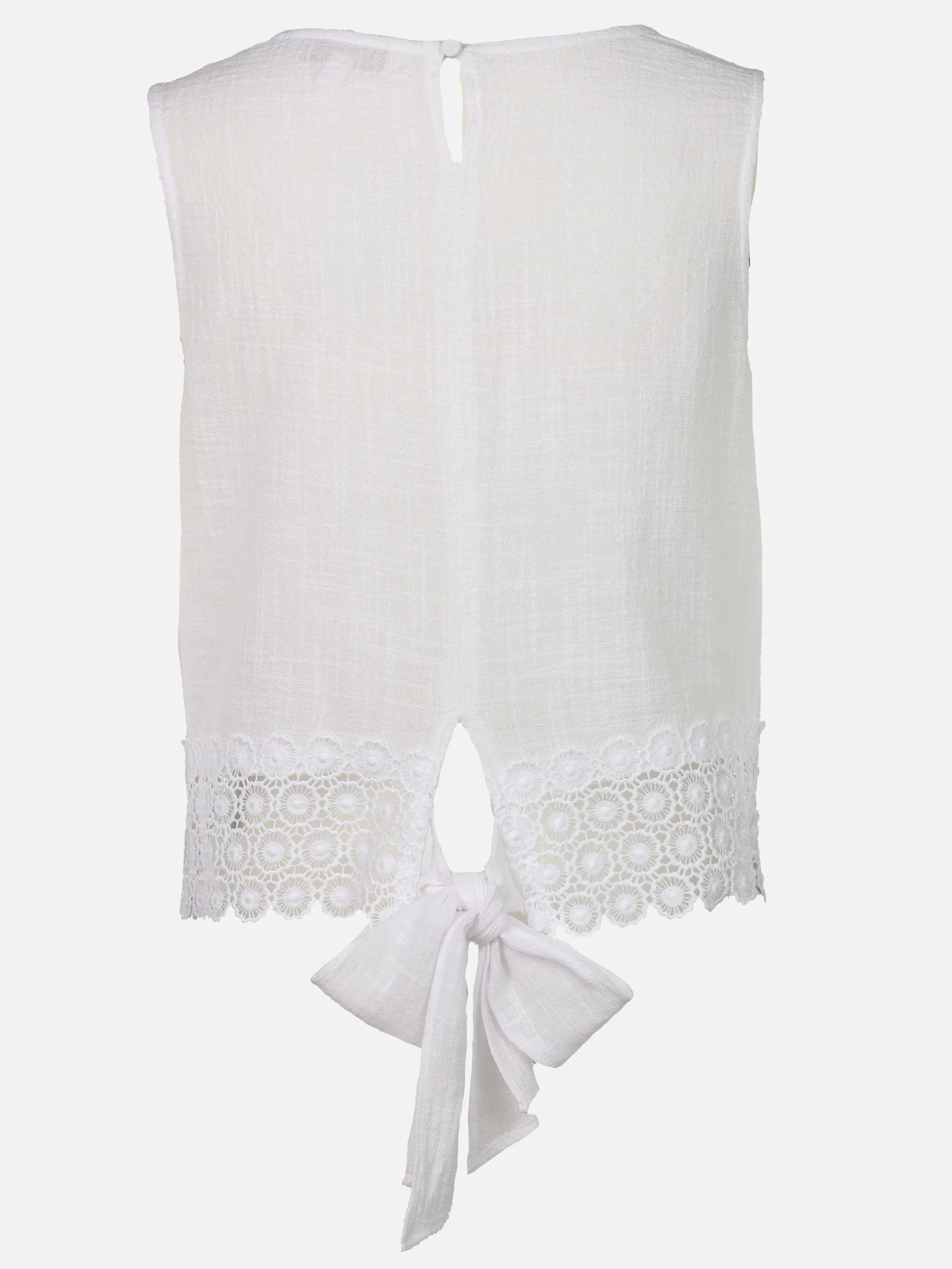 Apricot 597990 Apricot Lace Hem Back B Weiß 899647 WHT