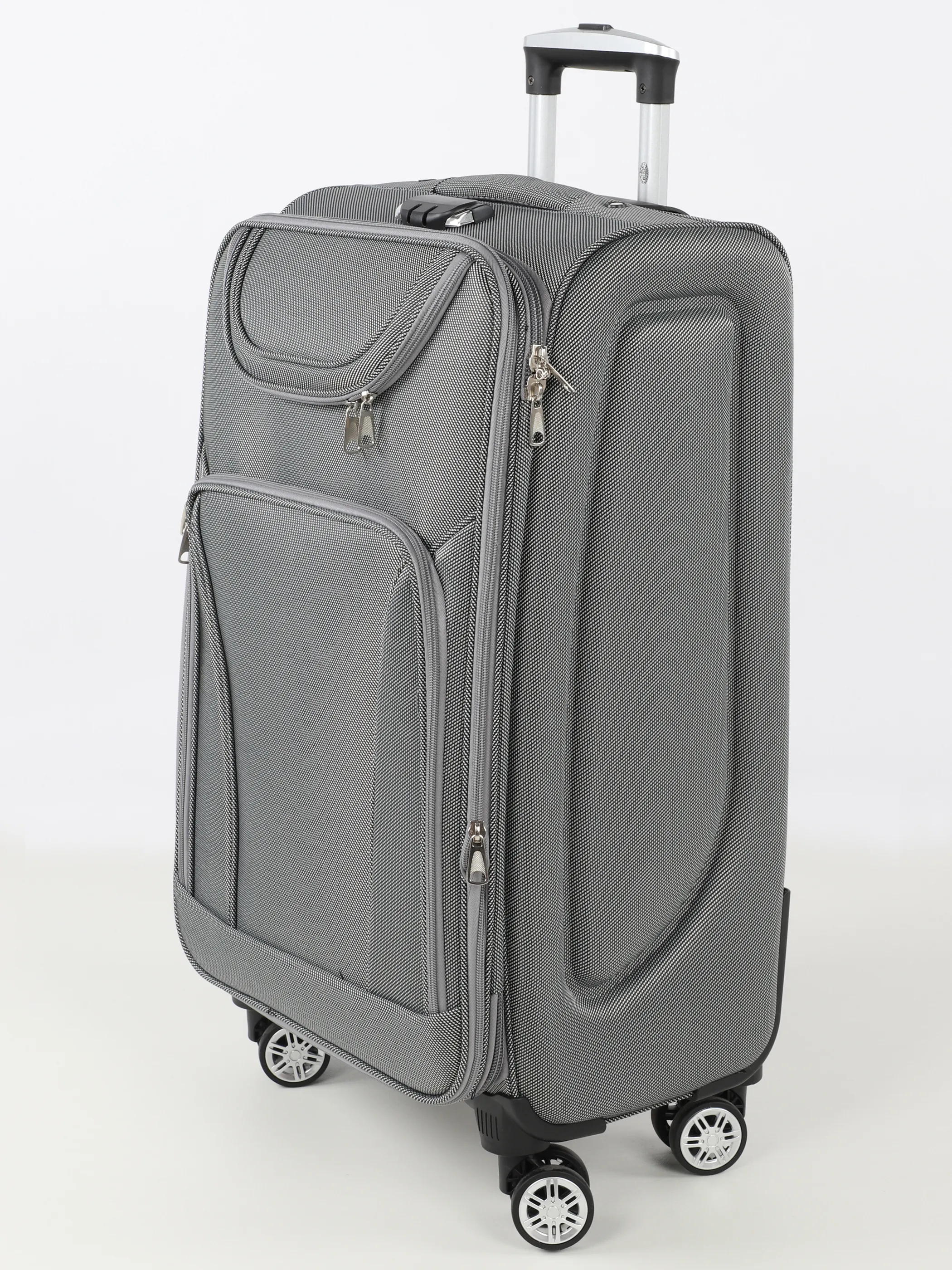 Koffer/Taschen Koffer Textil Maribor 78x48x34 Grau 833747 SILBER 1