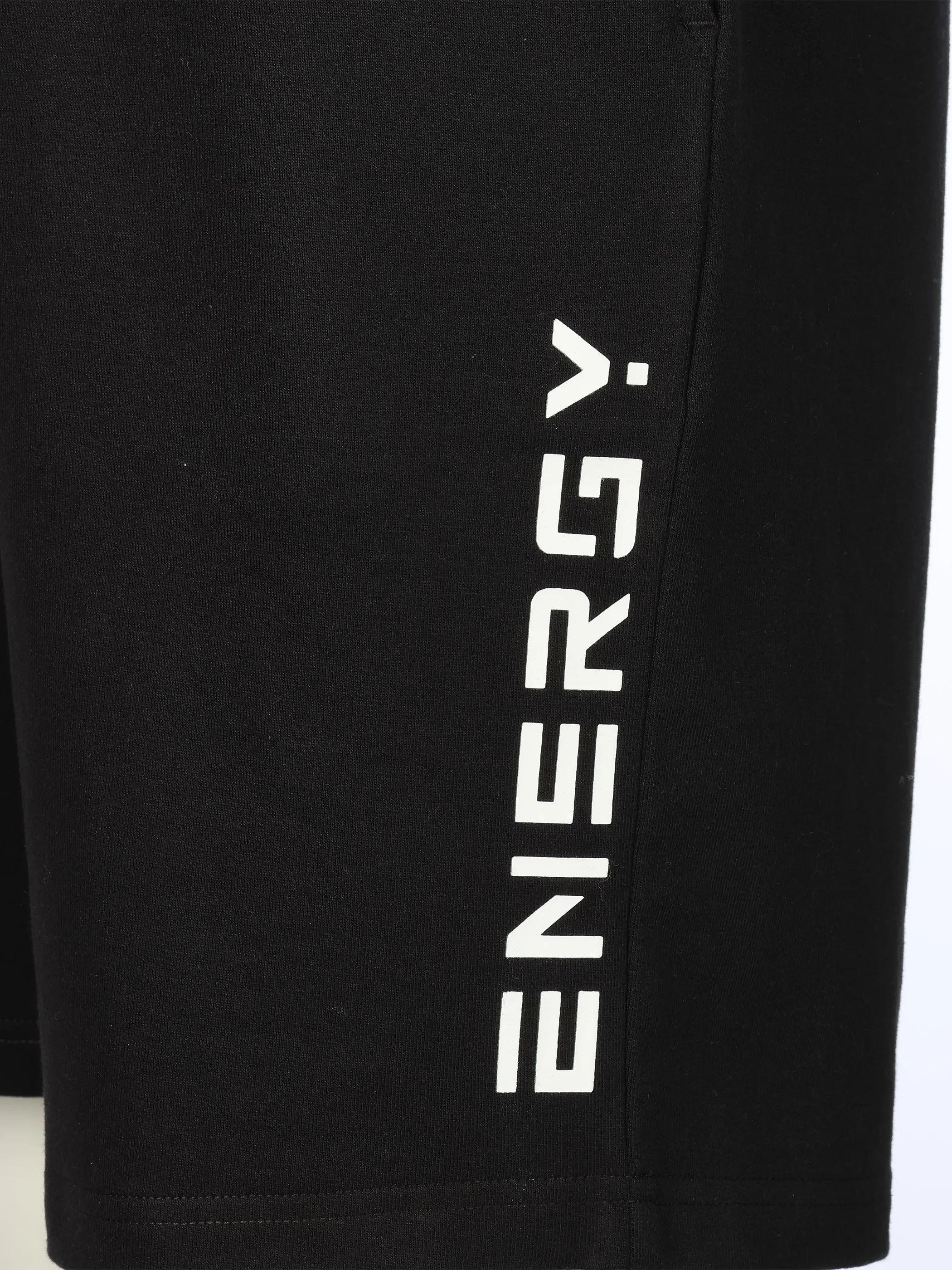 Grinario Sports He-Shorts ENERGY, French Terry Schwarz 923440 BLACK 4