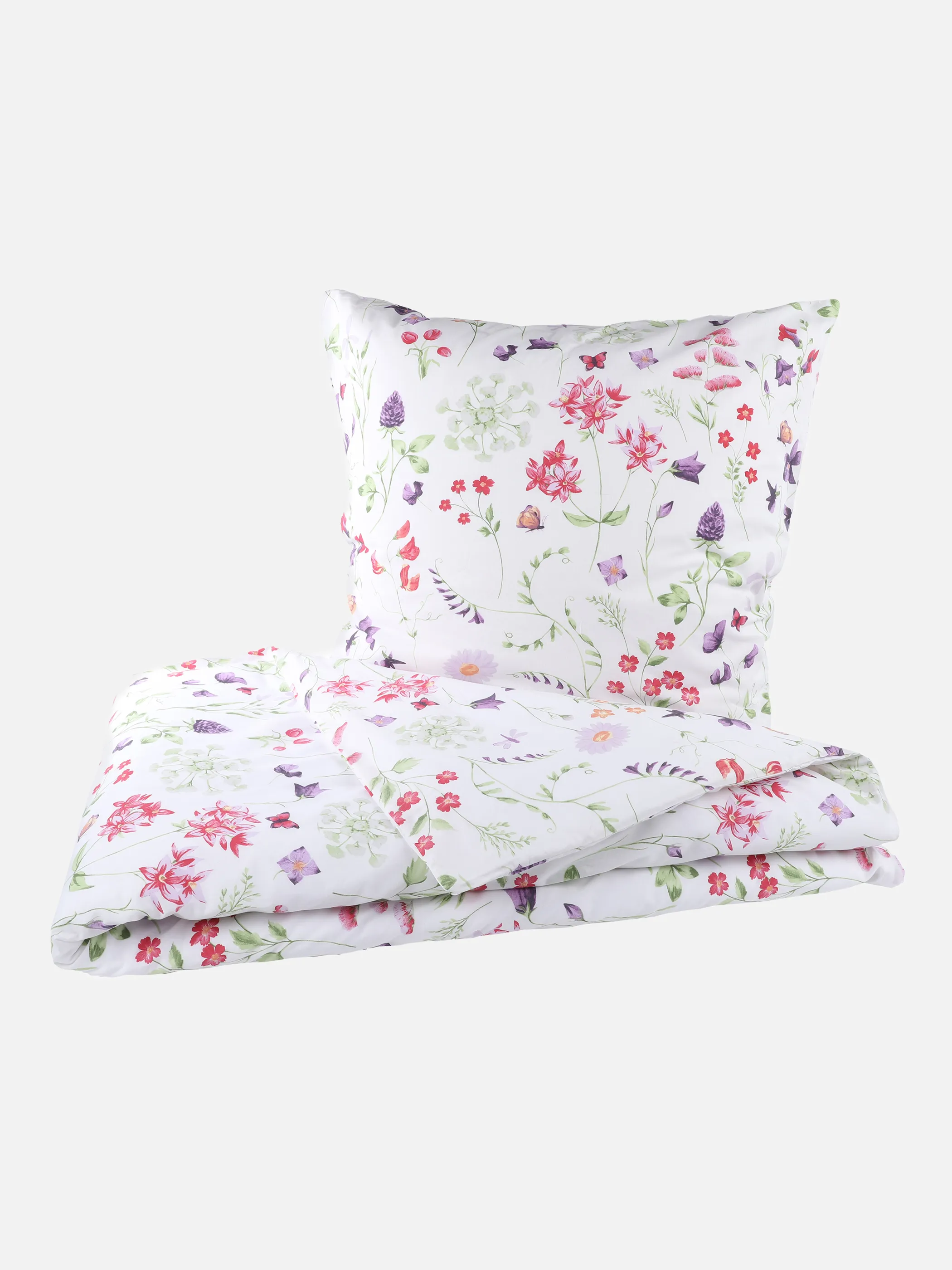 Dream House Bettwäsche AOP Blumen 155x220 Weiß 875705 WEIßBLUMEN 1