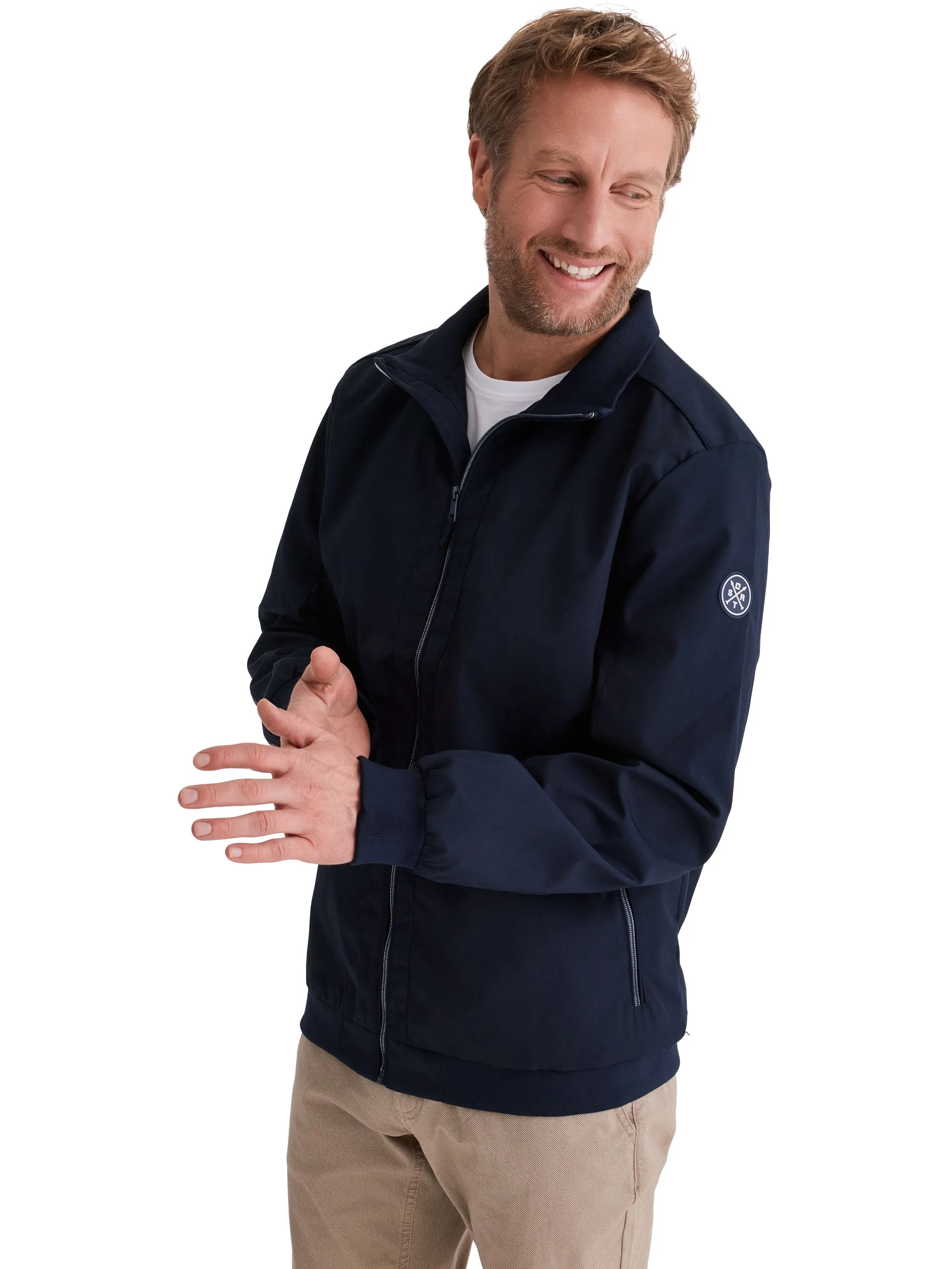 Stooker HAKA 72050170004501 He-Sweatjacke light, XXXL Blau 913877 4501 4