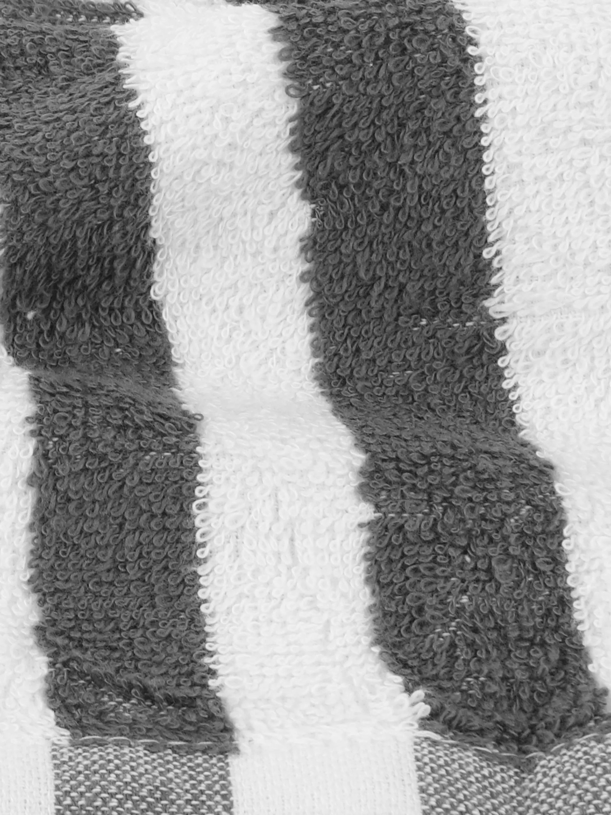 Dream House Waschhandschuh gestreift 16x21 Grau 919675 TIRE 3