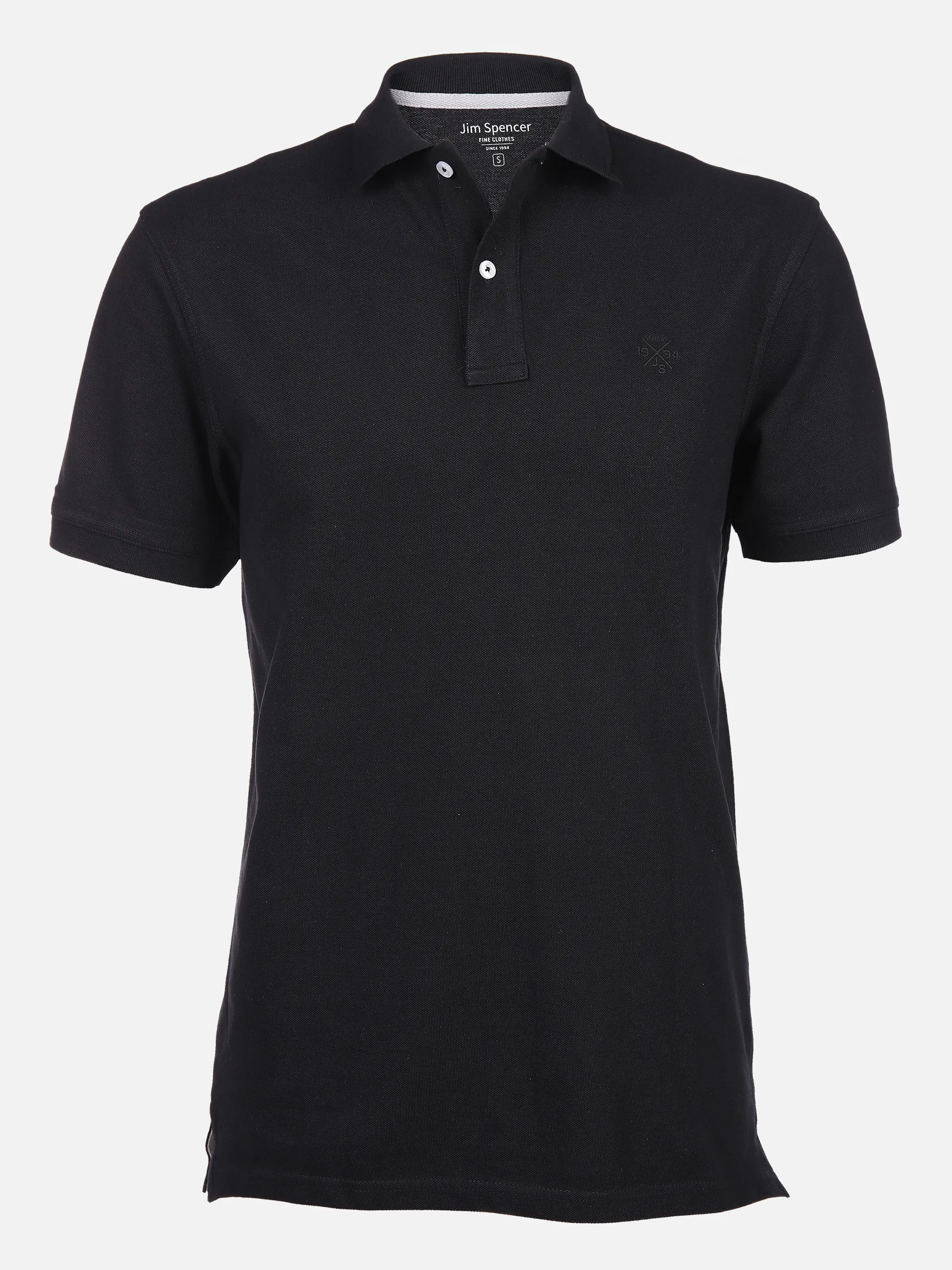 Jim Spencer He. Poloshirt 1/2 Arm uni basic Schwarz 852325 BLACK 1 Jim Spencer He. Poloshirt 1/2 Arm uni basic Schwarz 852325 BLACK 1