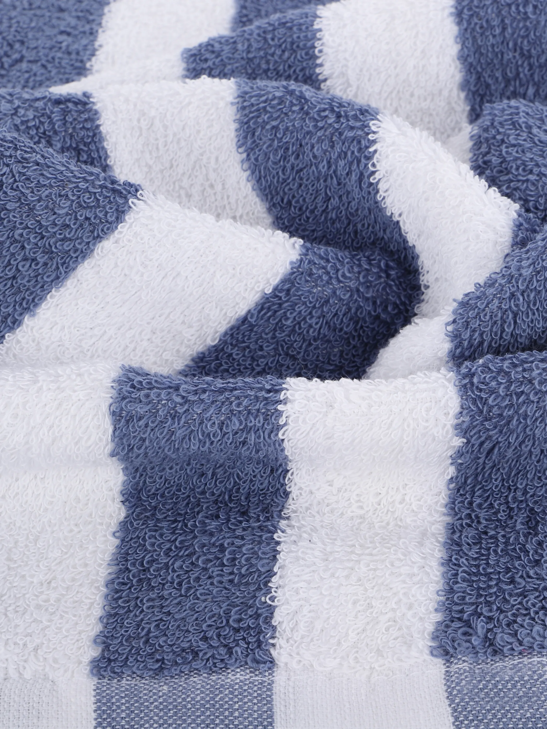 Boule Waschtuch gestreift 30x30 Blau 896154 BL/WE 2