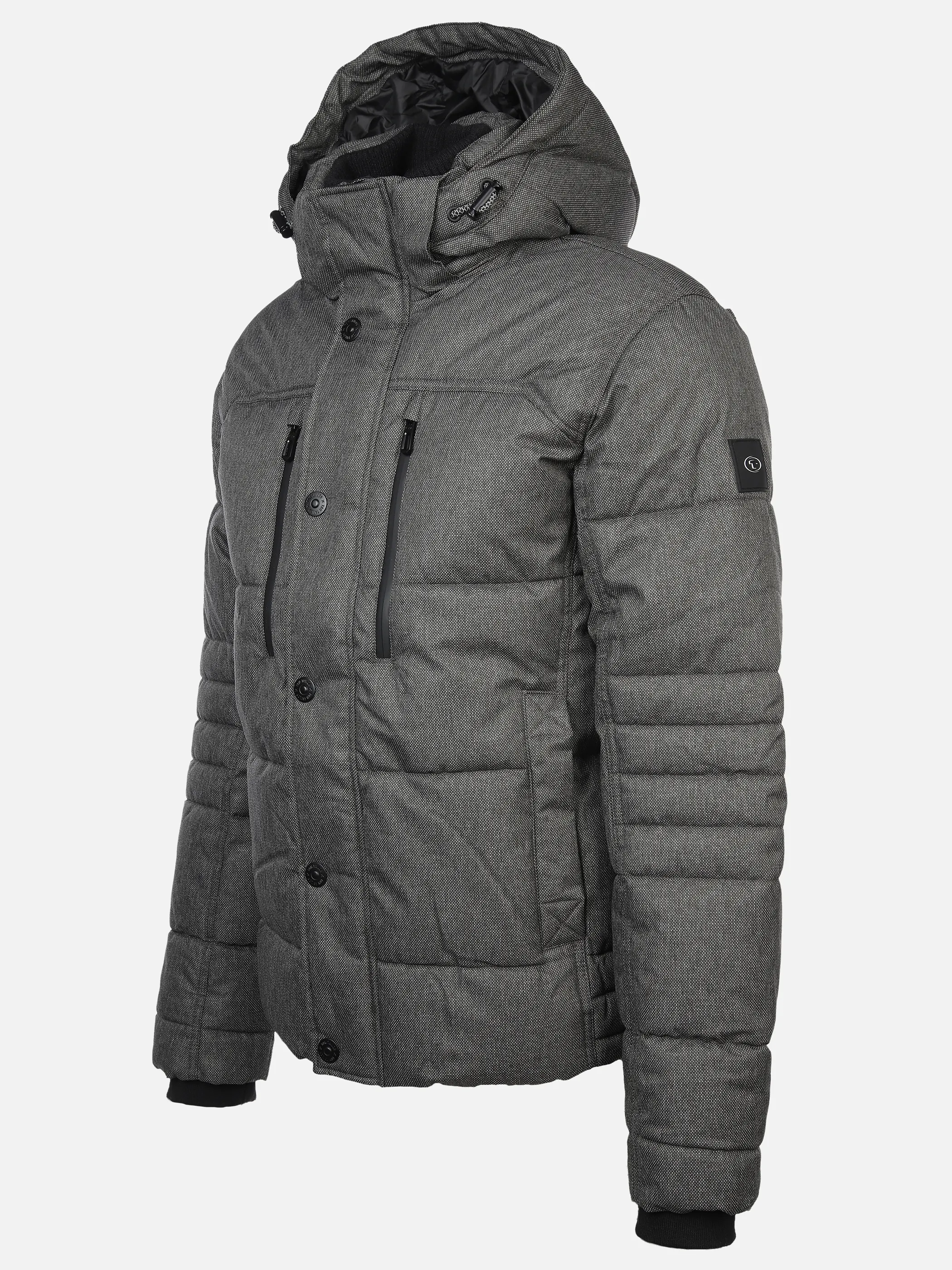 Tom Tailor 1038935 puffer jacket with hood Grau 884260 28007 3 Tom Tailor 1038935 puffer jacket with hood Grau 884260 28007 3