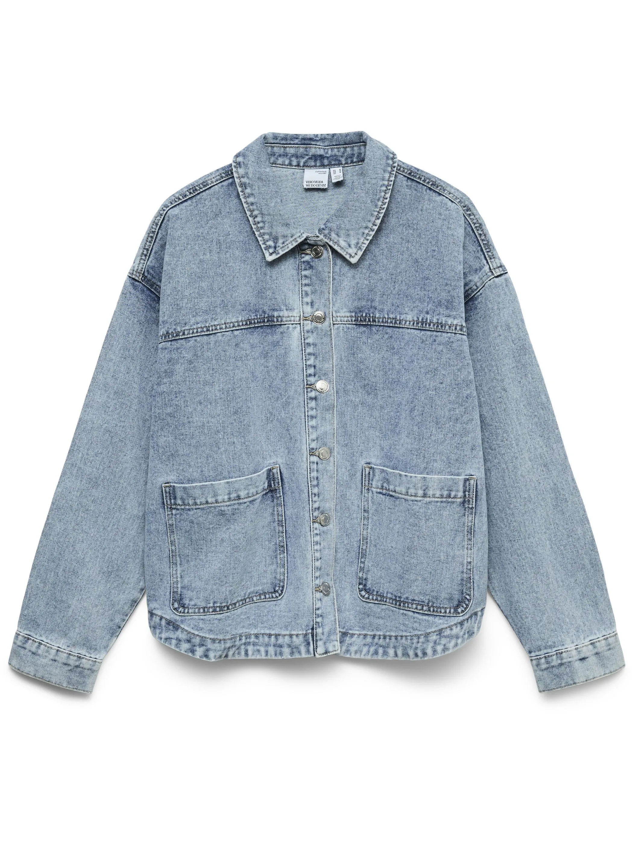 Vero Moda 10331693 VMJAMIE LS DENIM SHAC Blau 910579 178000 1