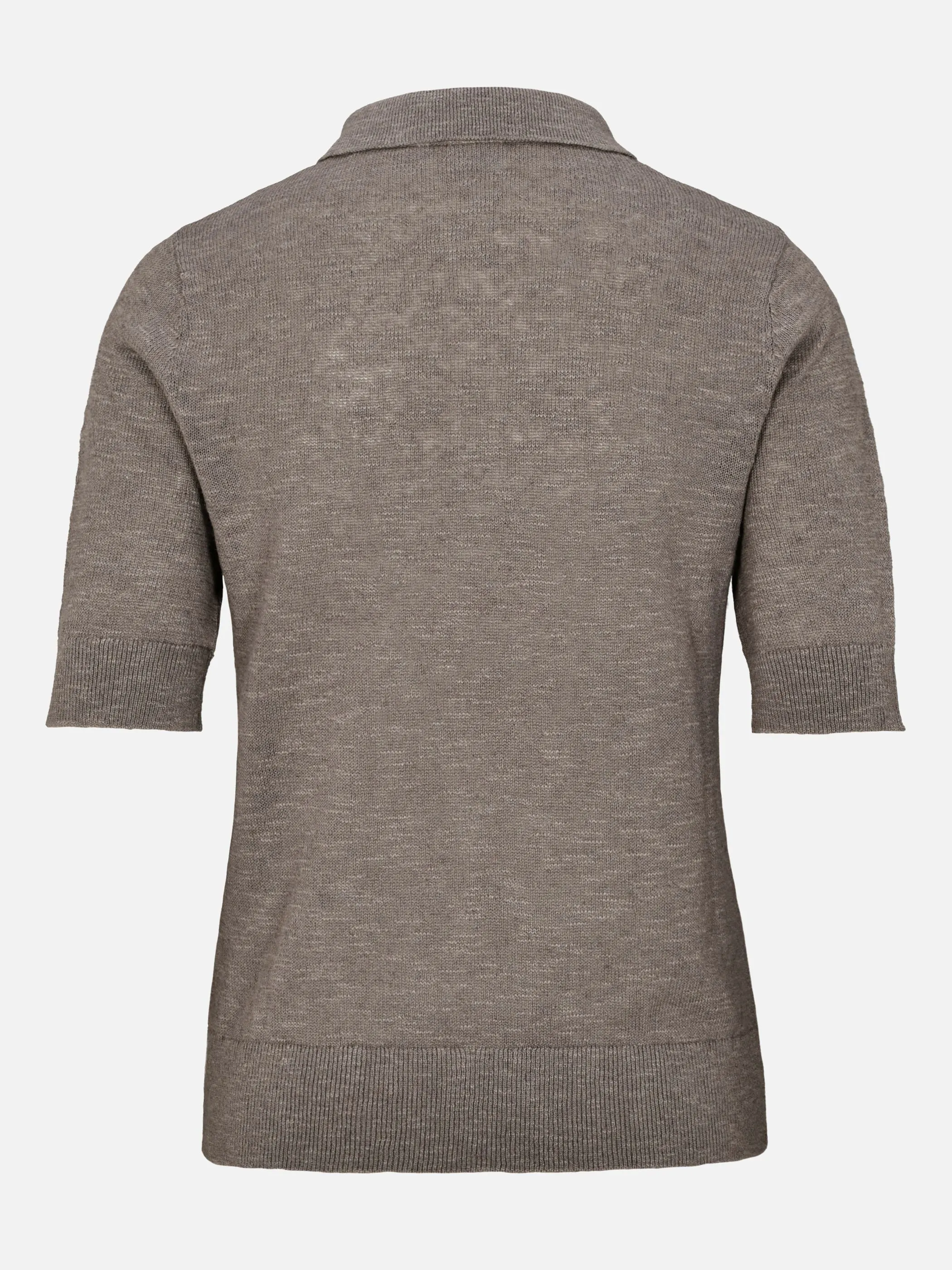 Lisa Tossa Da-Poloshirt mit Leinen Braun 925000 744 2