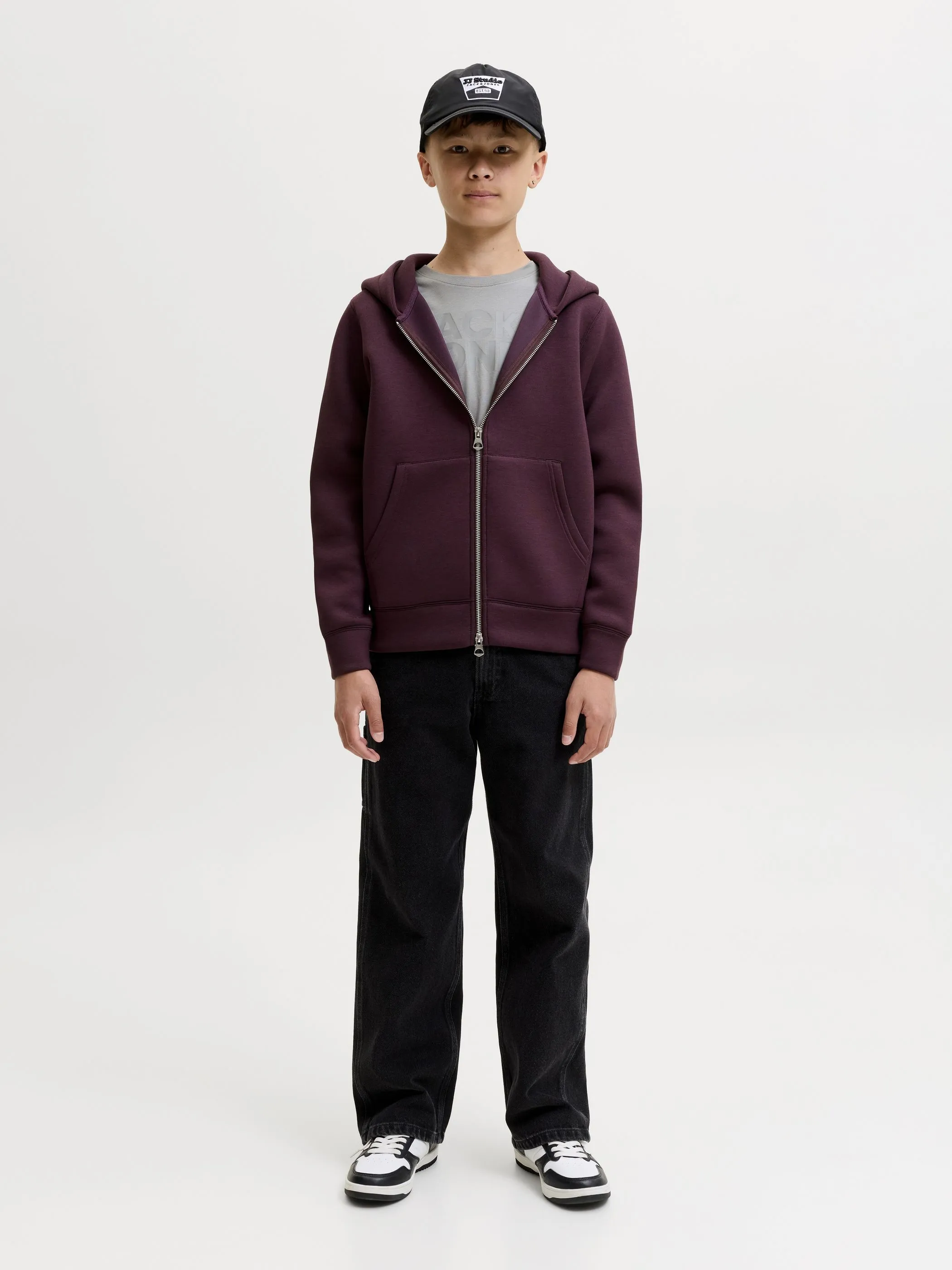 Jack&Jones Junior 12152730 JJECORP LOGO TEE SS C Grau 848088 278262014 5