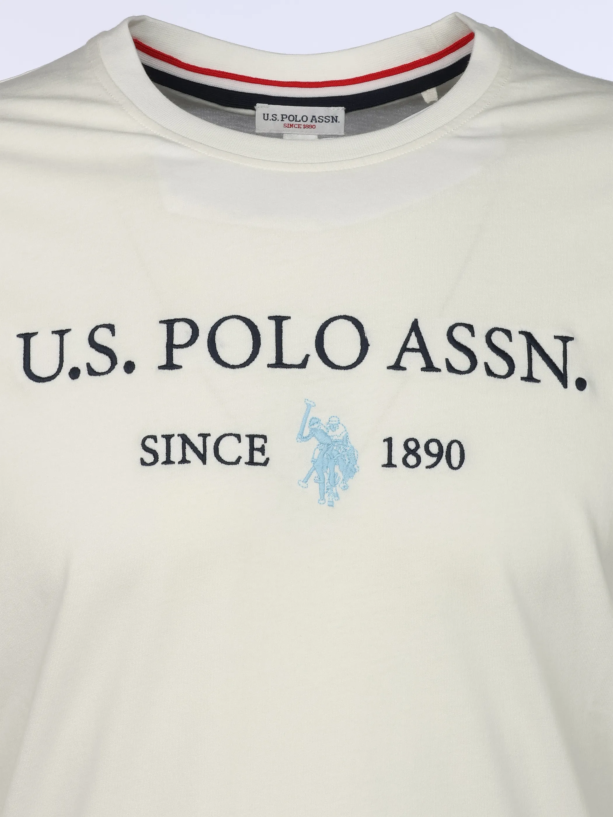 U.S. Polo Assn. T-Shirt Weiß 924153 101-WHITE 3