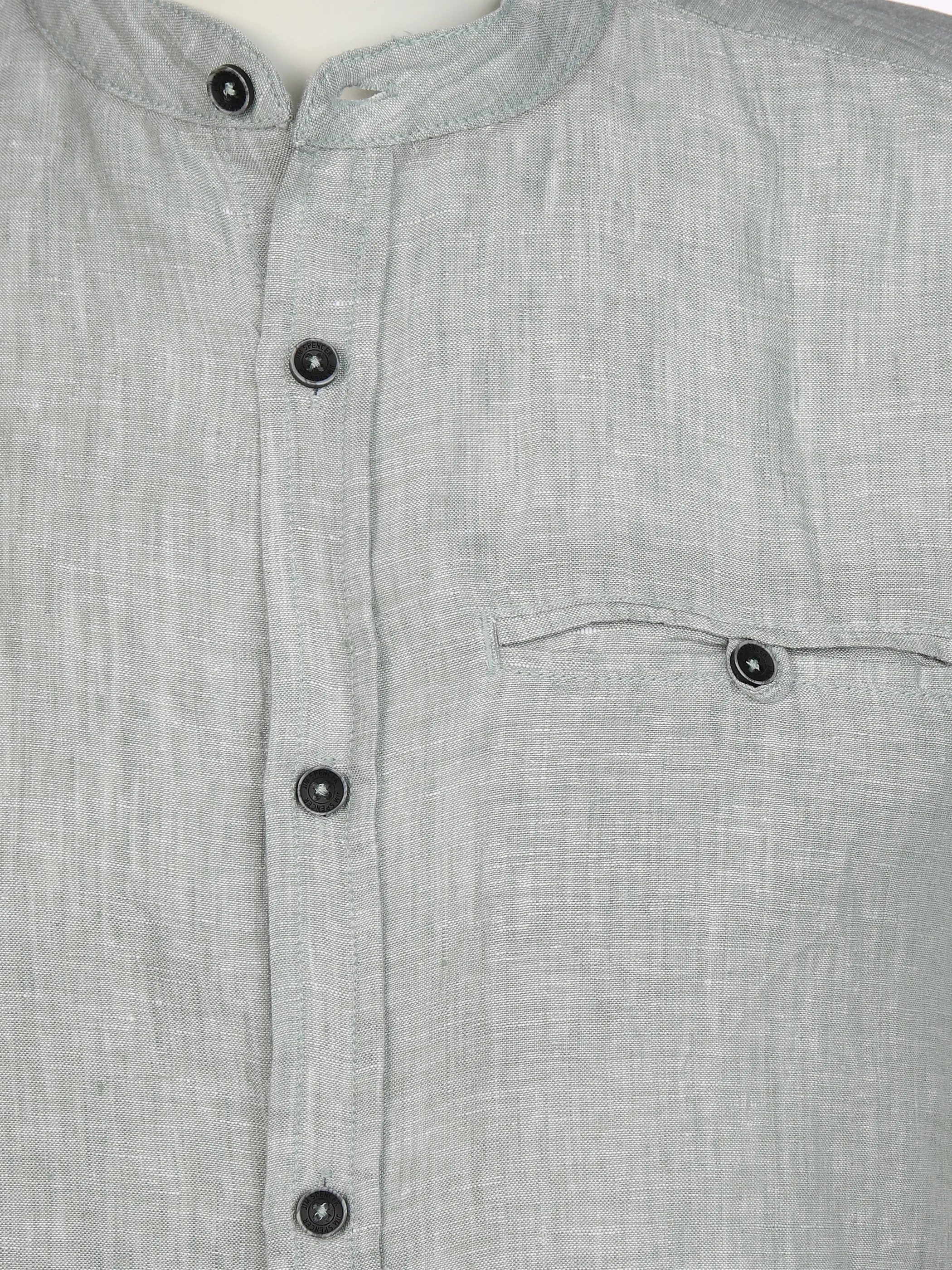 Jim Spencer He. Leinenhemd 1/2 Arm Steh Grün 892985 MINT 3 Jim Spencer He. Leinenhemd 1/2 Arm Steh Grün 892985 MINT 3