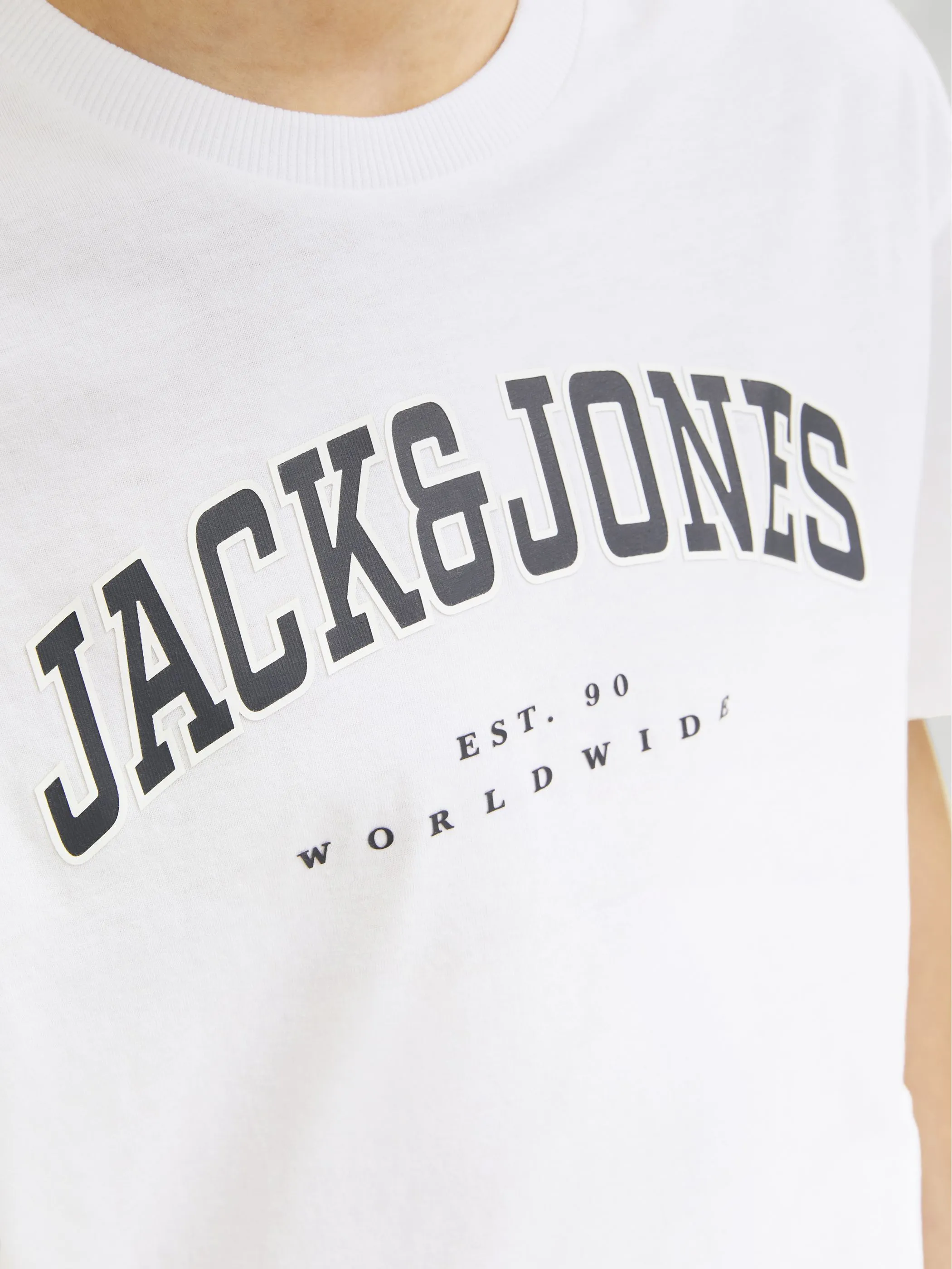 Jack&Jones Junior 12258924 JJECALEB VARSITY TEE Weiß 904153 178074001 4 Jack&Jones Junior 12258924 JJECALEB VARSITY TEE Weiß 904153 178074001 4