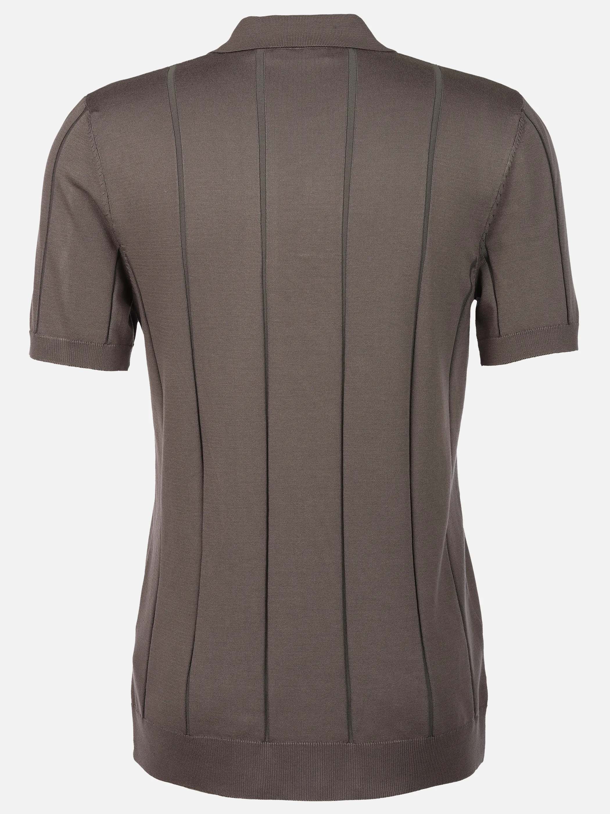 Jim Spencer He. Strickpolo 1/2 Arm dropneedle Beige 928817 CAMEL 2