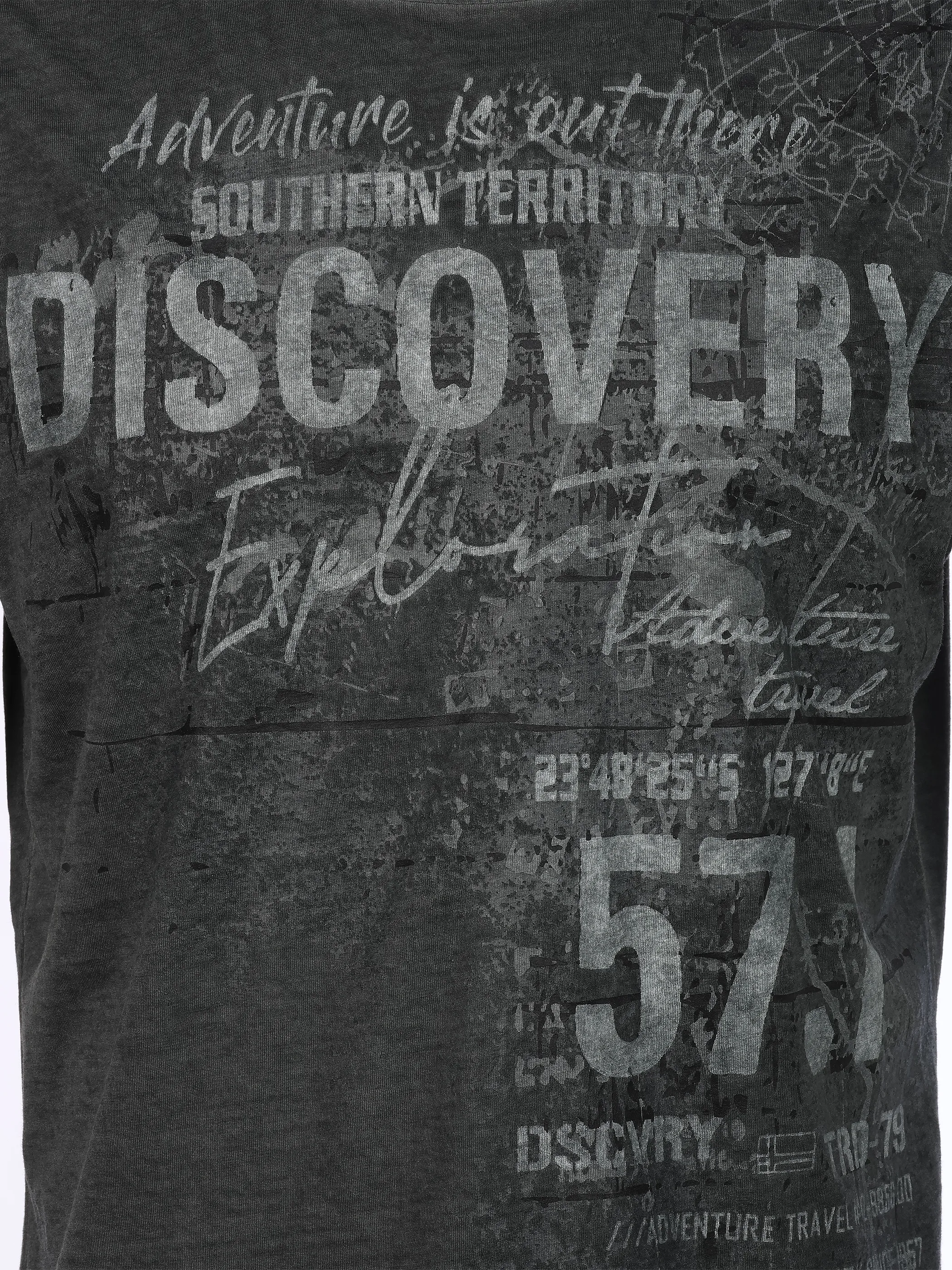 Southern Territory He. Muscleshirt allover washer Schwarz 925214 BLACK 3