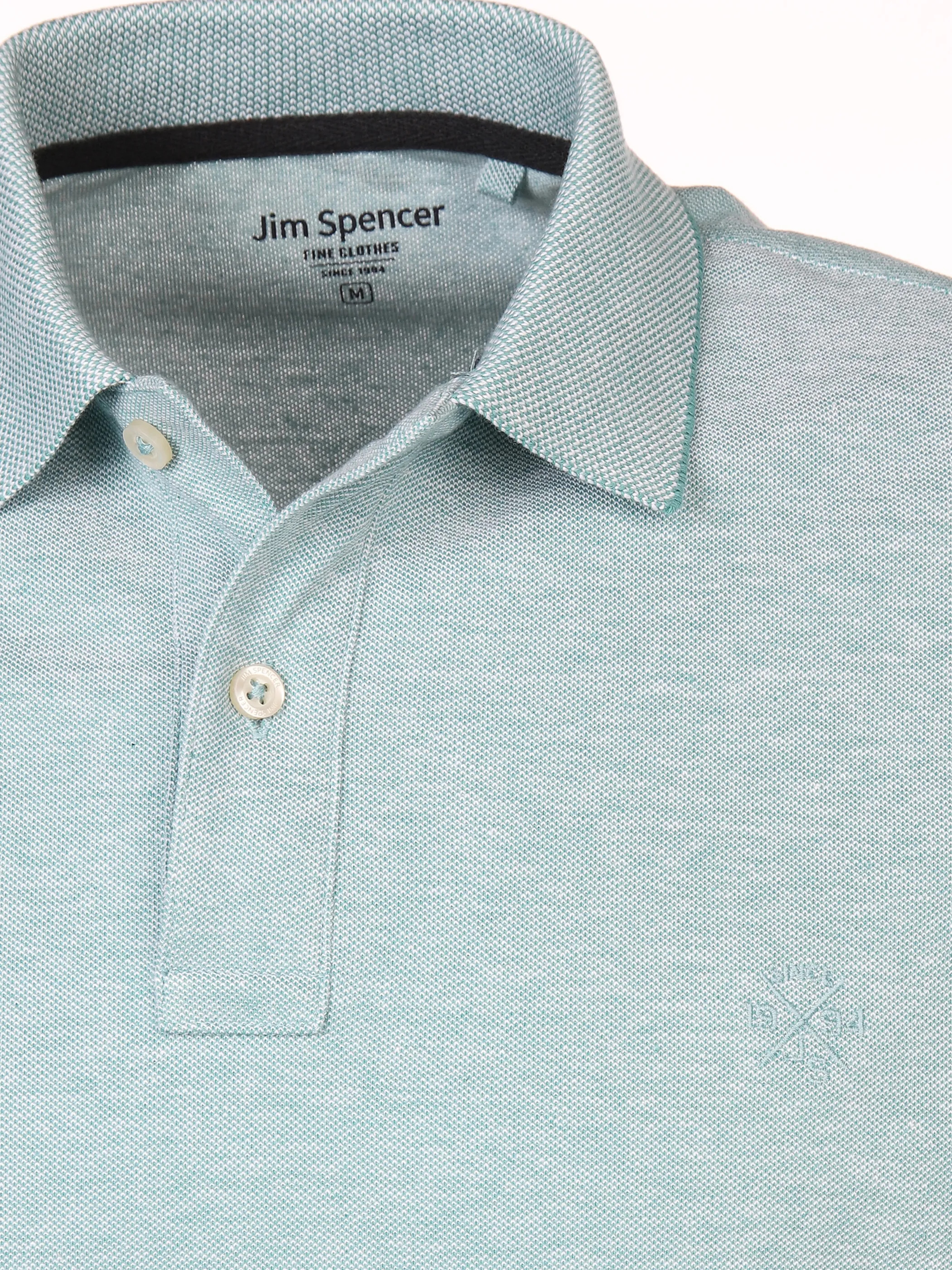 Jim Spencer He. Poloshirt 1/2 Arm uni basic Grün 852325 MINT 3 Jim Spencer He. Poloshirt 1/2 Arm uni basic Grün 852325 MINT 3
