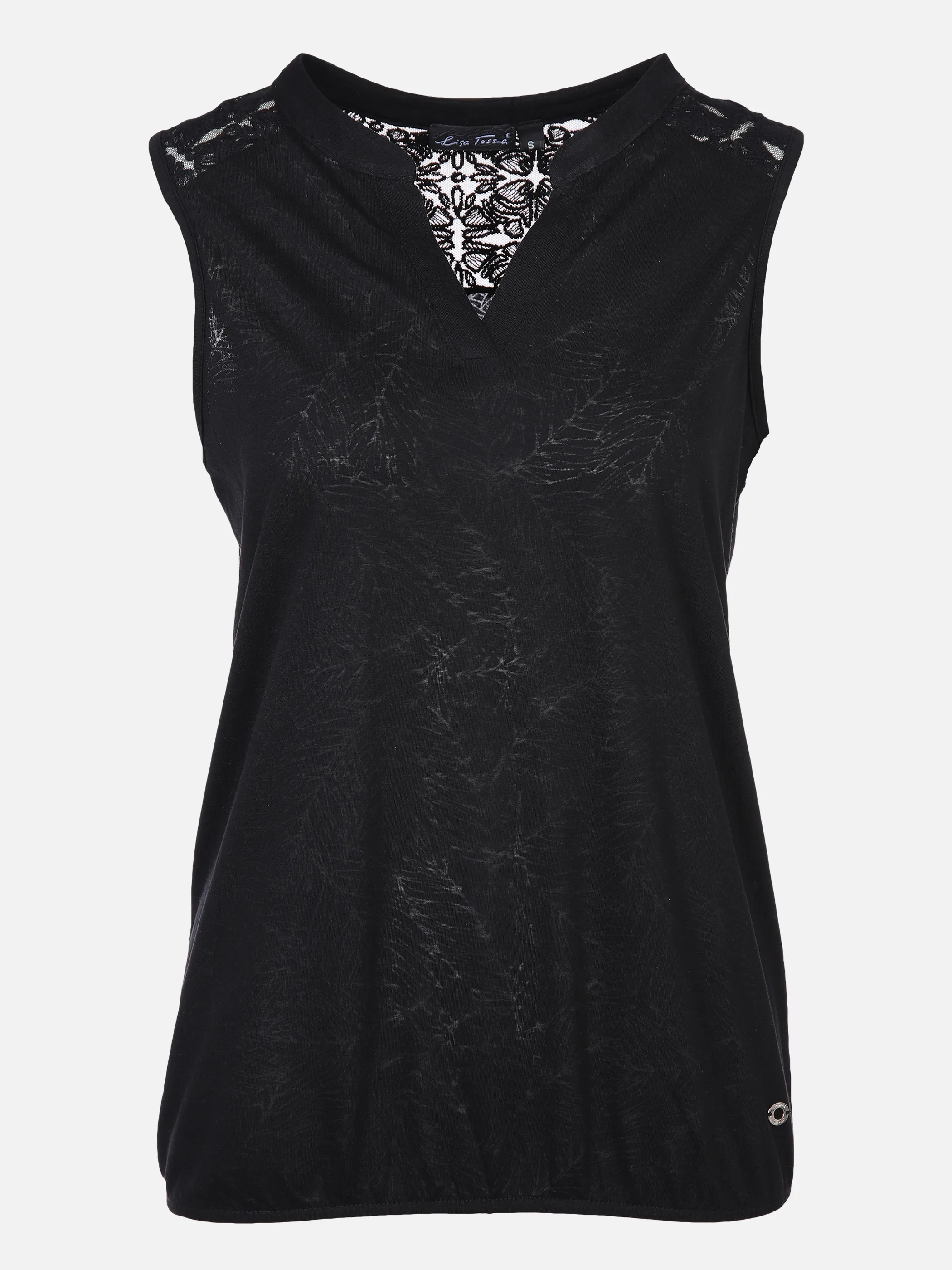 Lisa Tossa Da-Top m. Spitze Schwarz 878632 SCHWARZ 1
