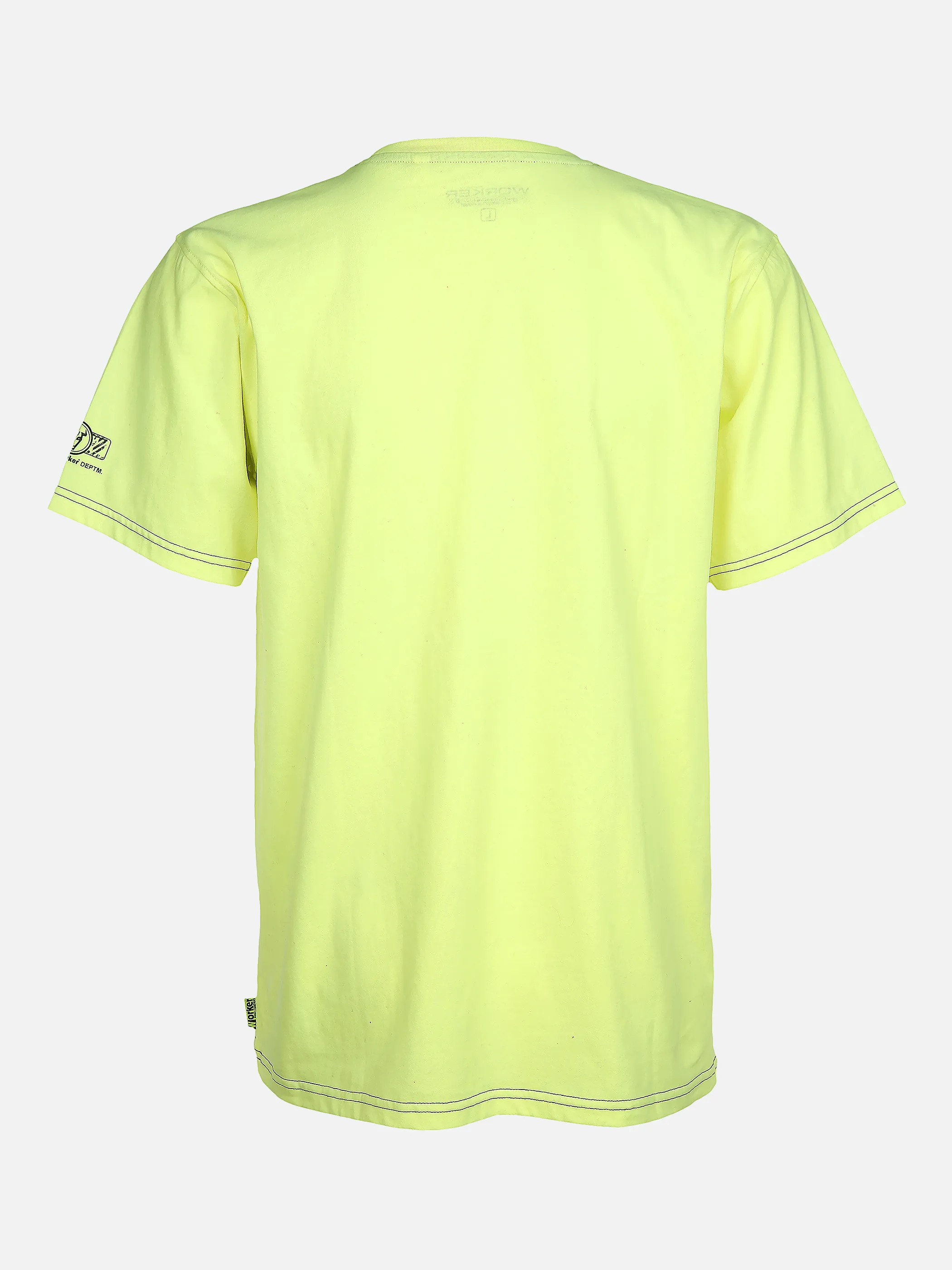 Worker He. T-Shirt 1/2 Arm Sprüche Gelb 861655 NEON YELLO 2