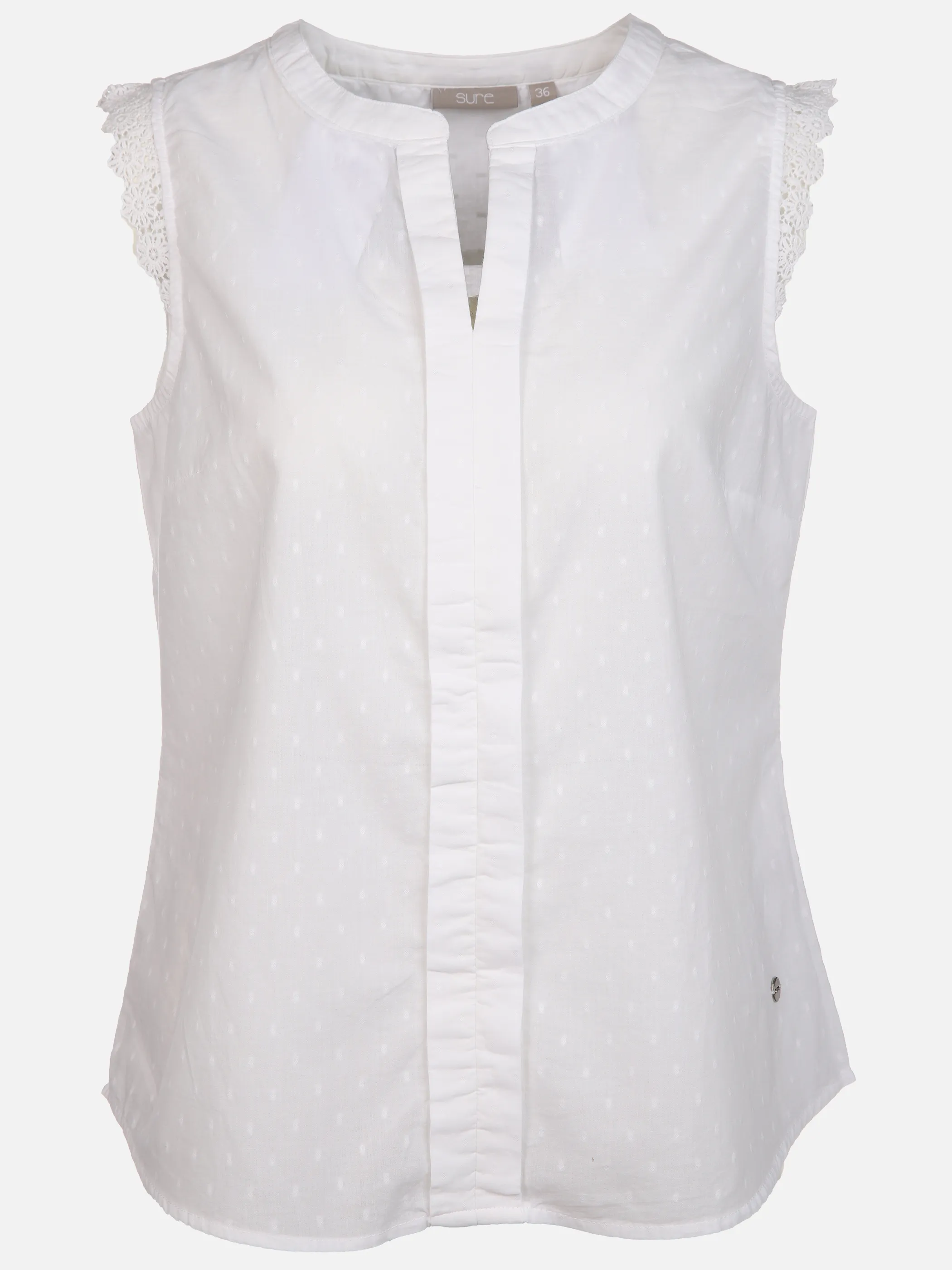 Sure Da-Top m. Spitzenbesatz Weiß 890403 WEIß 1