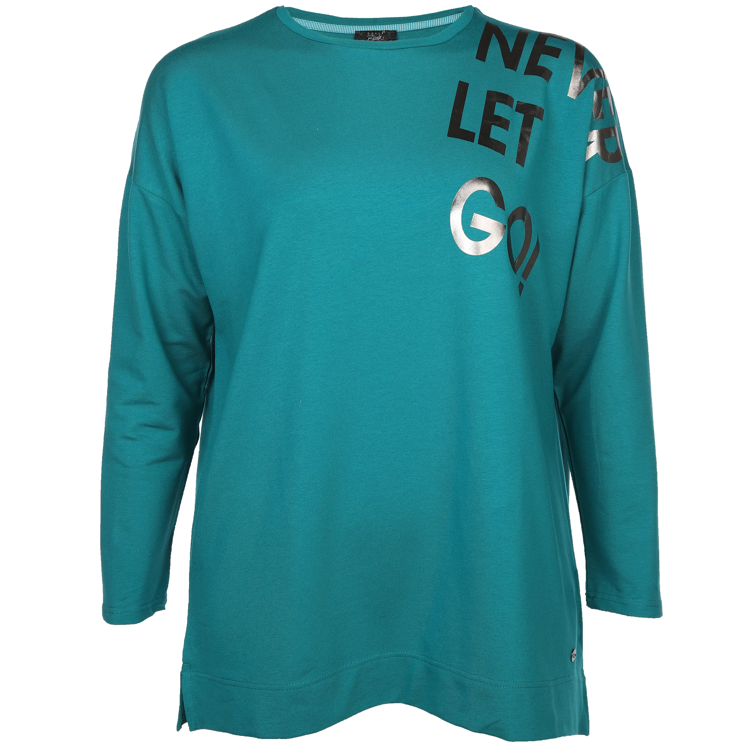 Sonja Blank Da-gr.Gr.Sweatshirt m. Druck Türkis 880490 PETROL 1 Sonja Blank Da-gr.Gr.Sweatshirt m. Druck Türkis 880490 PETROL 1