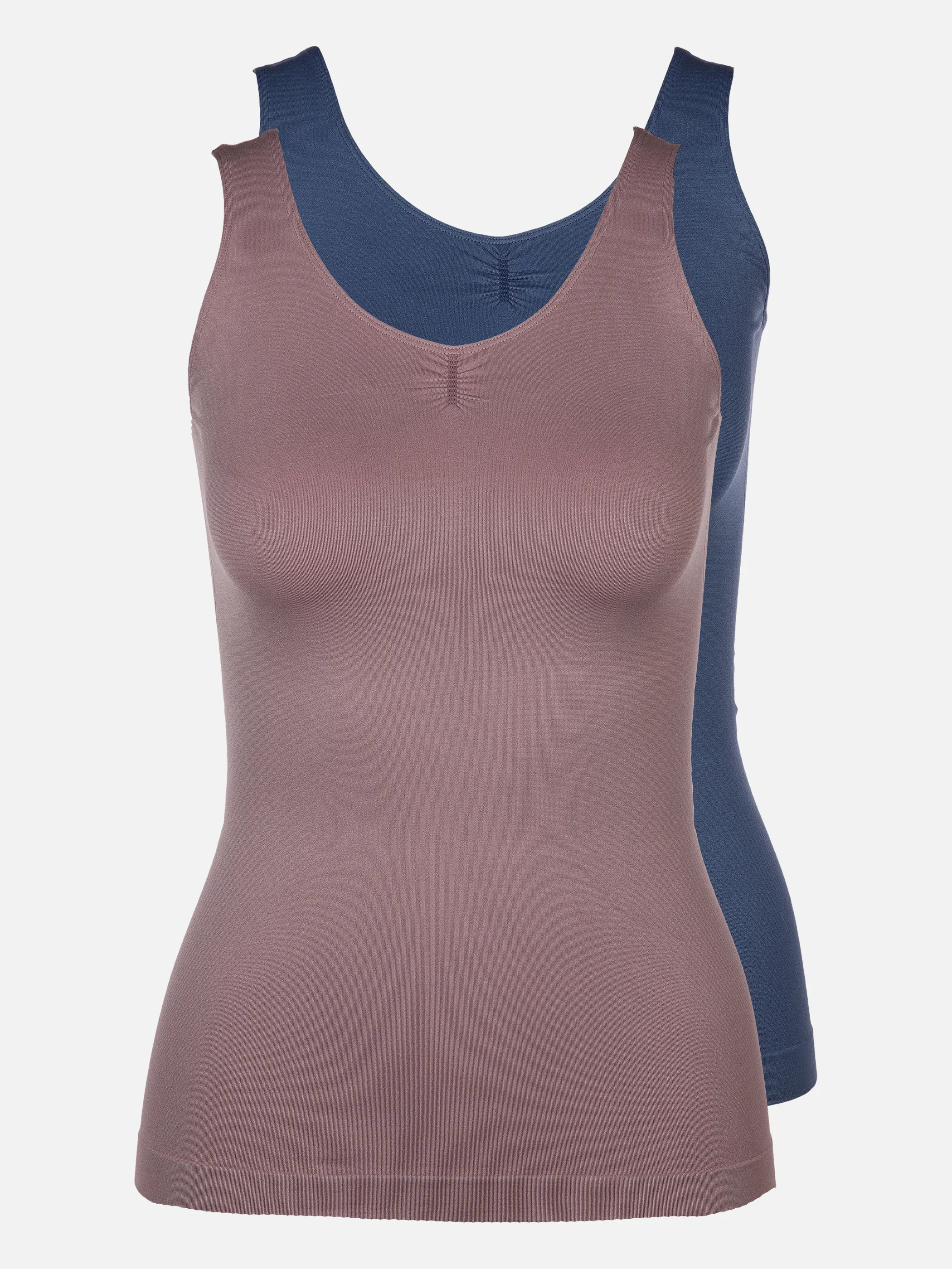Da. Top 2er Pack seamless Lila 878756 BL/FL 1