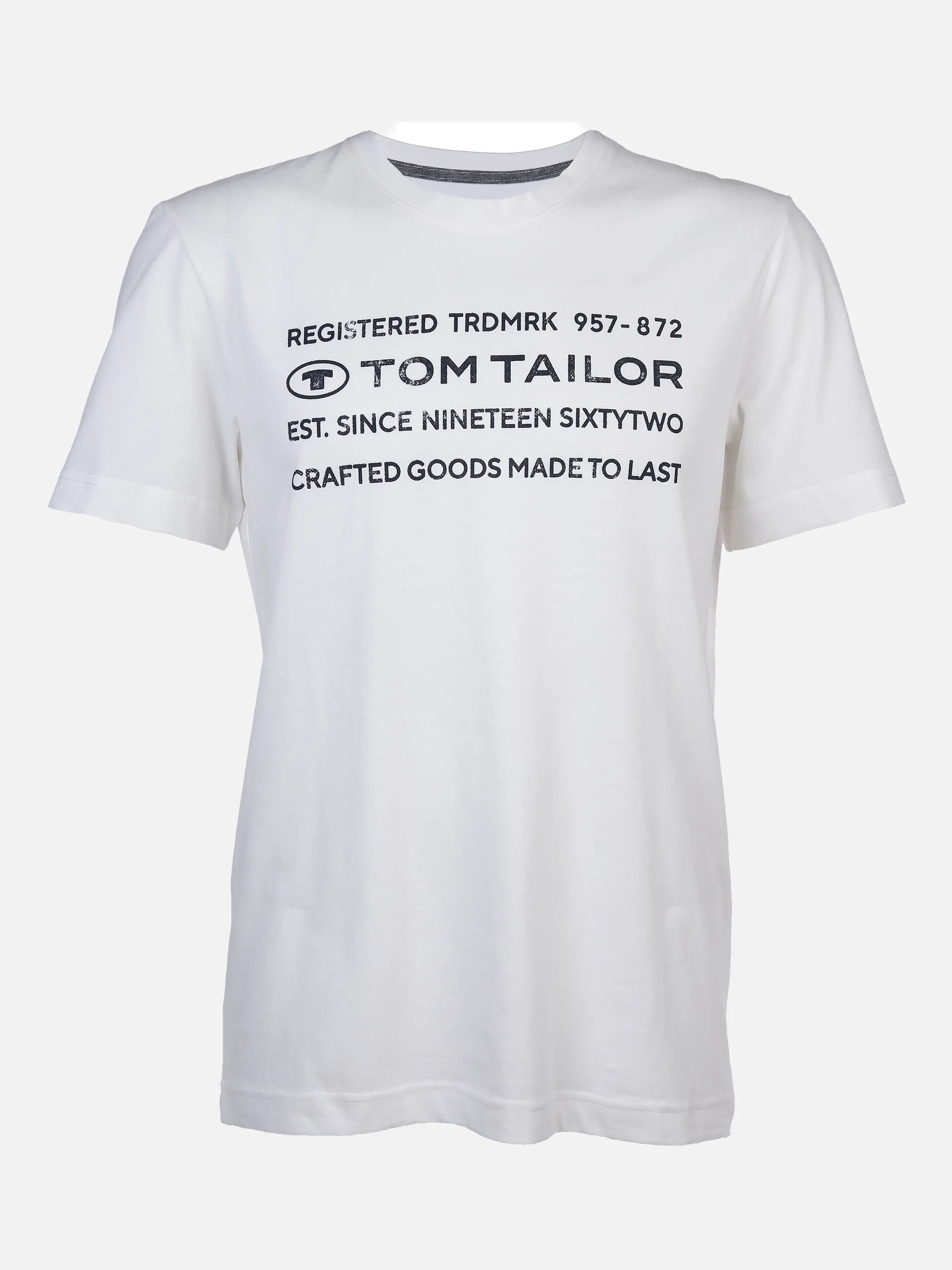 Tom Tailor 1034398 printed basic t-shirt Weiß 872259 10332 1 Tom Tailor 1034398 printed basic t-shirt Weiß 872259 10332 1