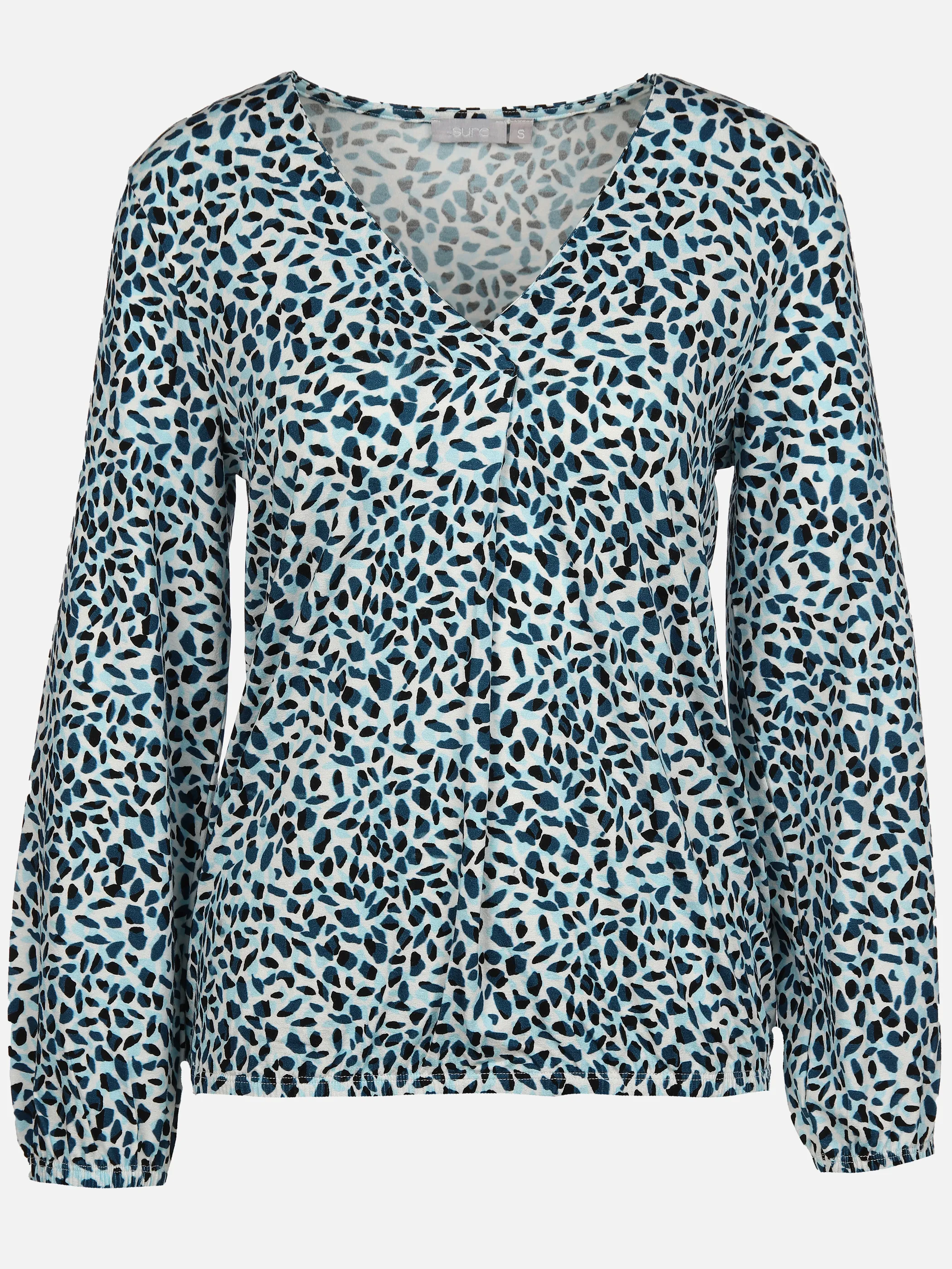 Sure Da-Shirt m. buntem Print Blau 893304 LIGHTBLUE 1
