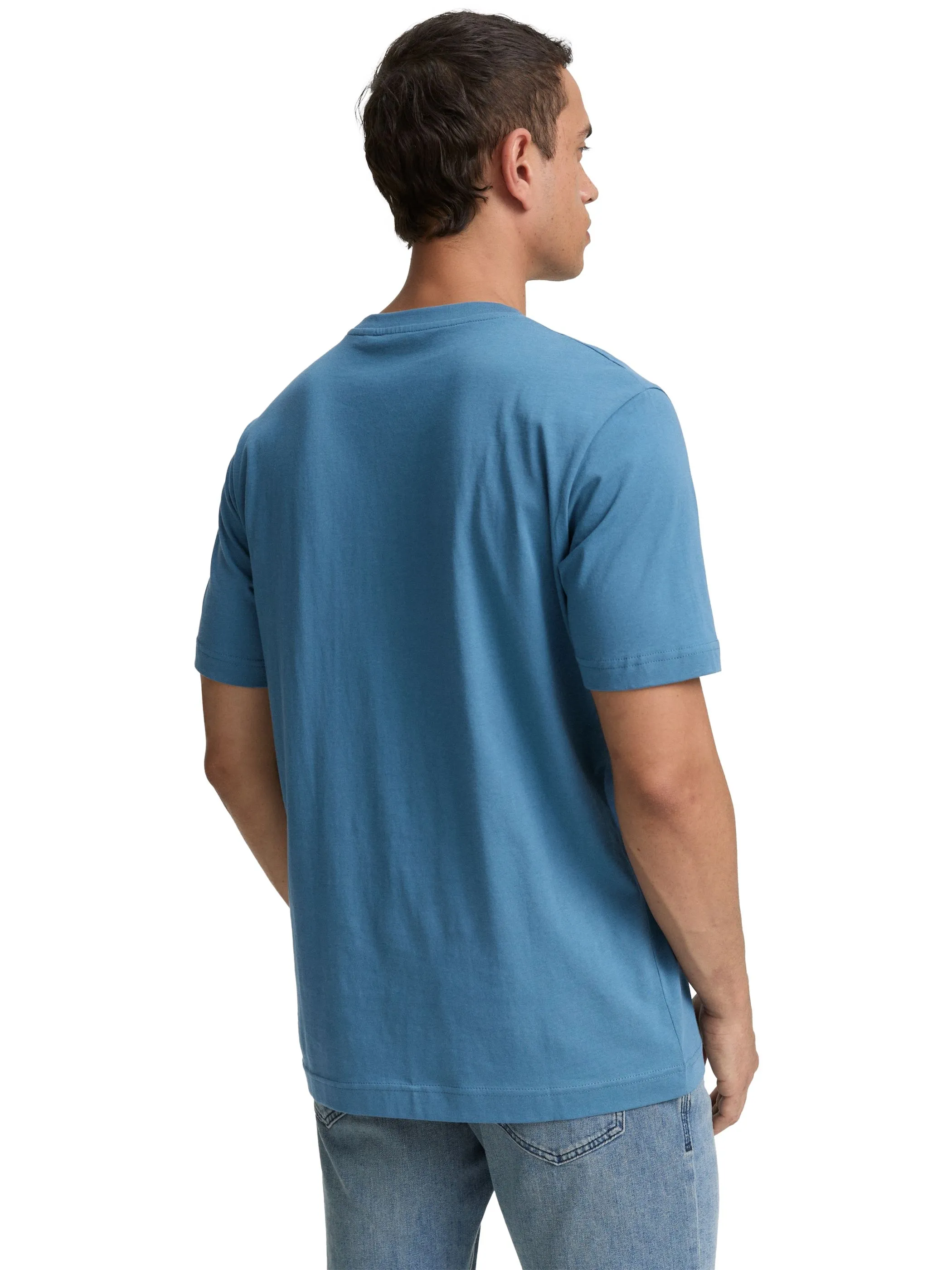 Tom Tailor 1037735 NOS logo tee Blau 884276 38224 2 Tom Tailor 1037735 NOS logo tee Blau 884276 38224 2