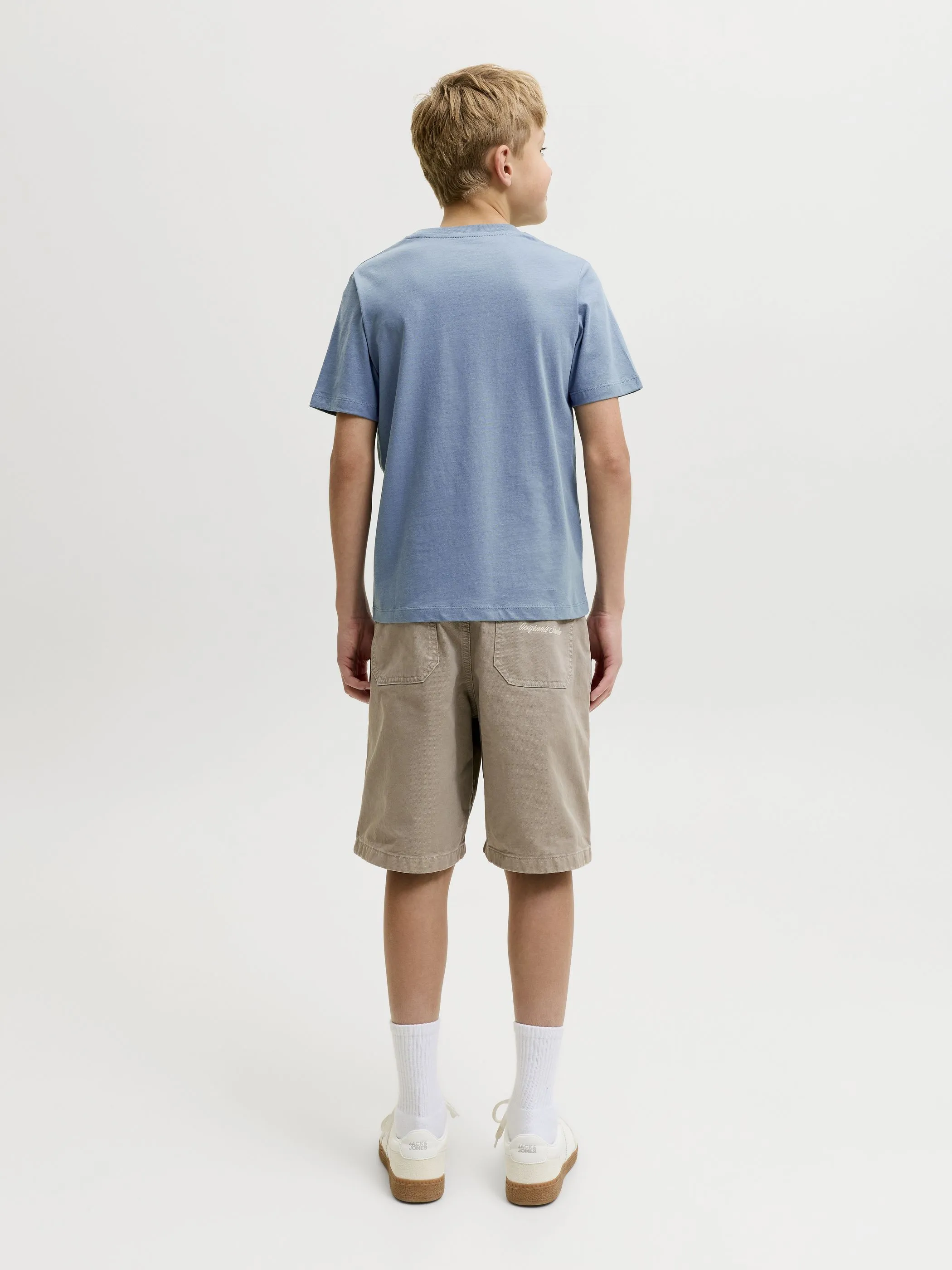 Jack&Jones Junior 12289947 JJINDIANA TEE SS CREW NECK JNR Blau 920174 176533 2