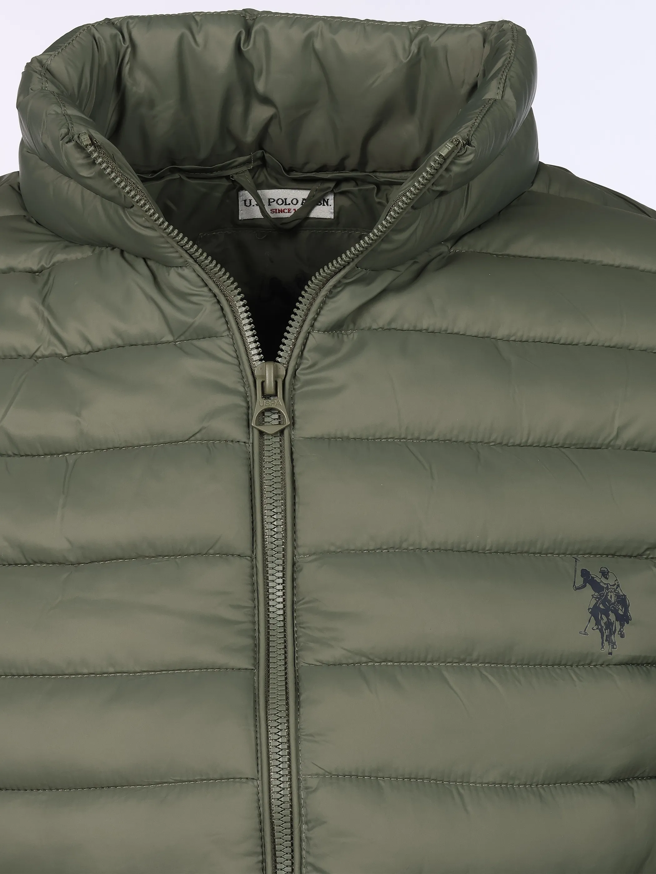 U.S. Polo Assn. Freizeitweste gepolstert US170 Oliv 930975 OLIVE 143 3