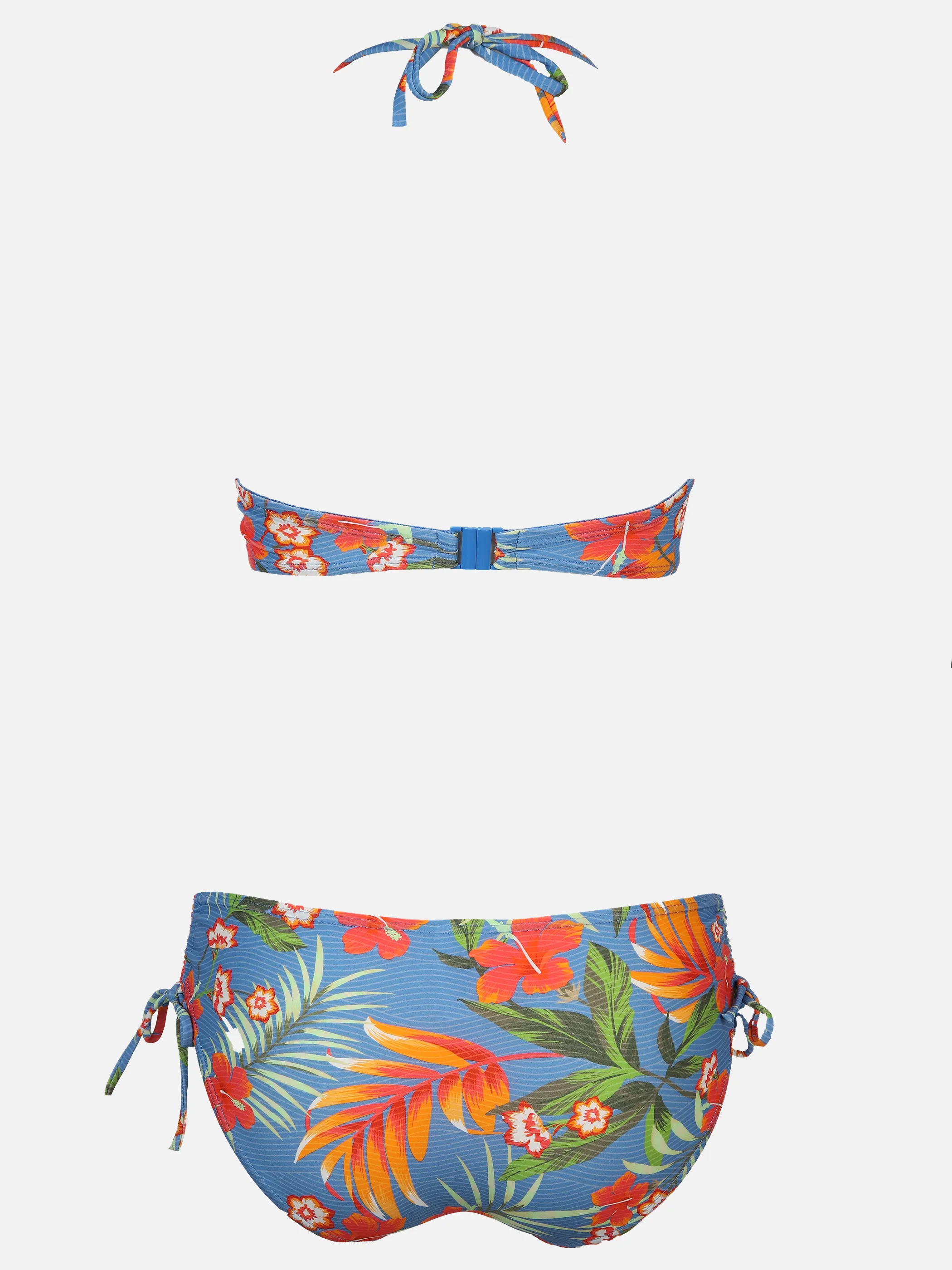 Grinario Sports Da- Bikiniset flowers Blau 891356 AOP FL. 2 Grinario Sports Da- Bikiniset flowers Blau 891356 AOP FL. 2