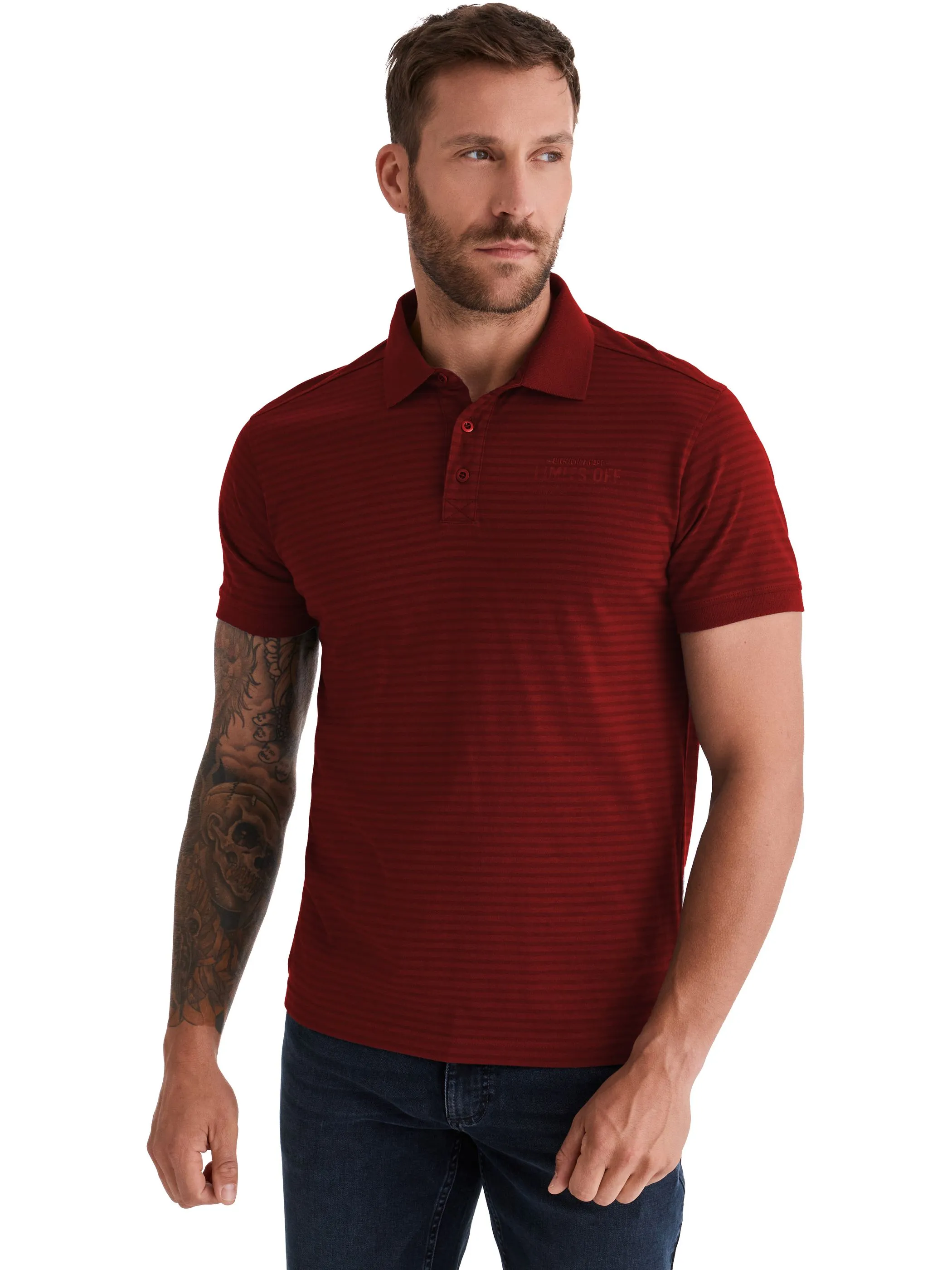 HERO by John Medoox 74101200009286 He. Poloshirts, Rot 928384 9286 1