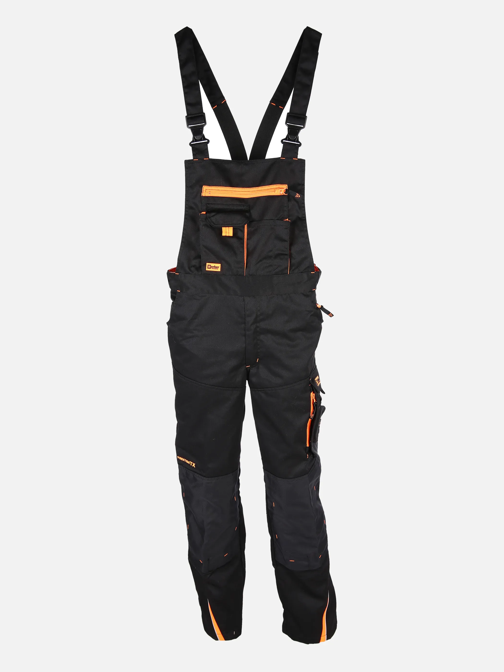 Worker He. Berufslatzhose Neon Schwarz 830234 BLACK/ORAN 1 Worker He. Berufslatzhose Neon Schwarz 830234 BLACK/ORAN 1