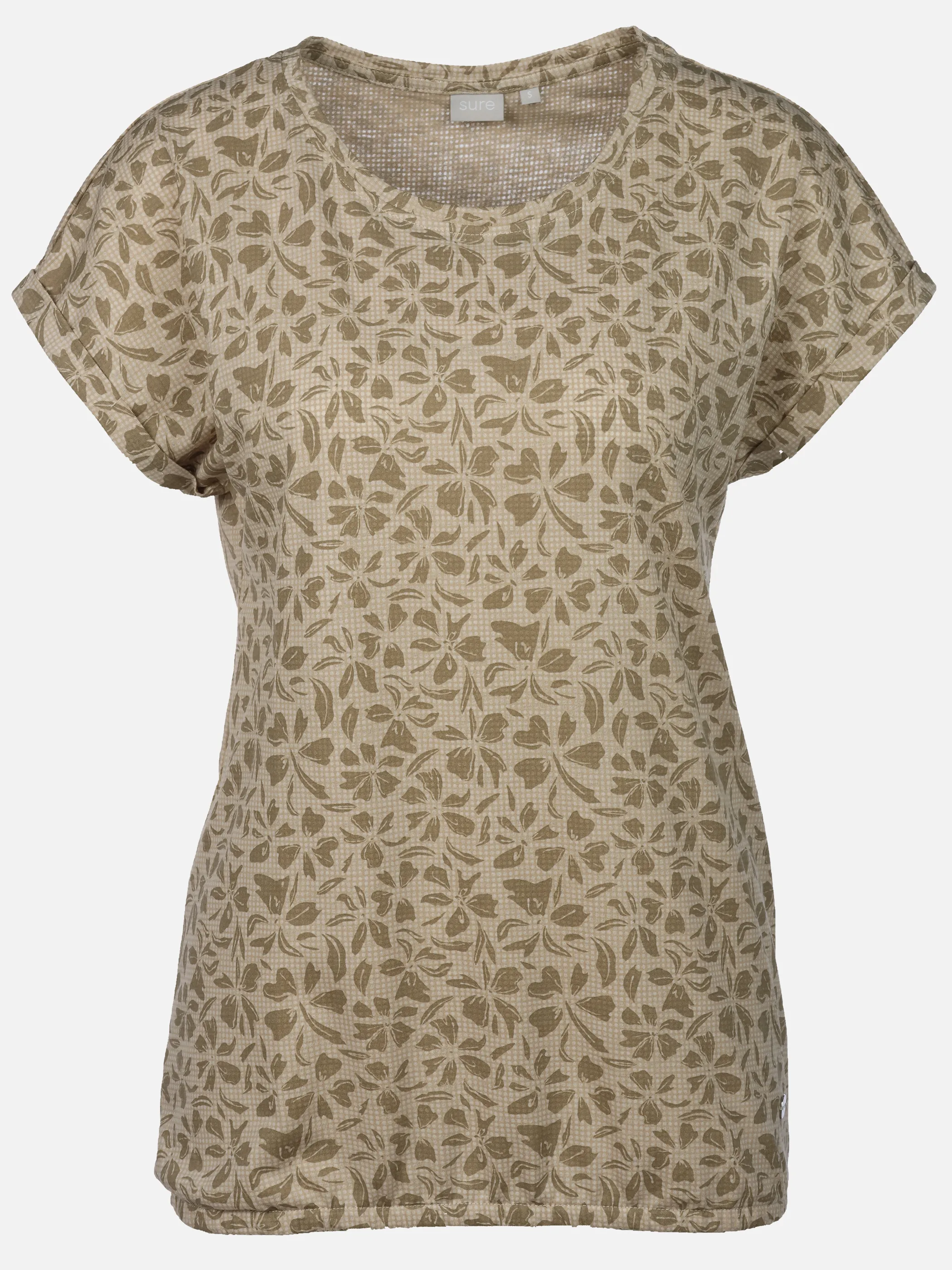 Sure Da-Ausbrenner-T-Shirt Beige 922305 OAK 1