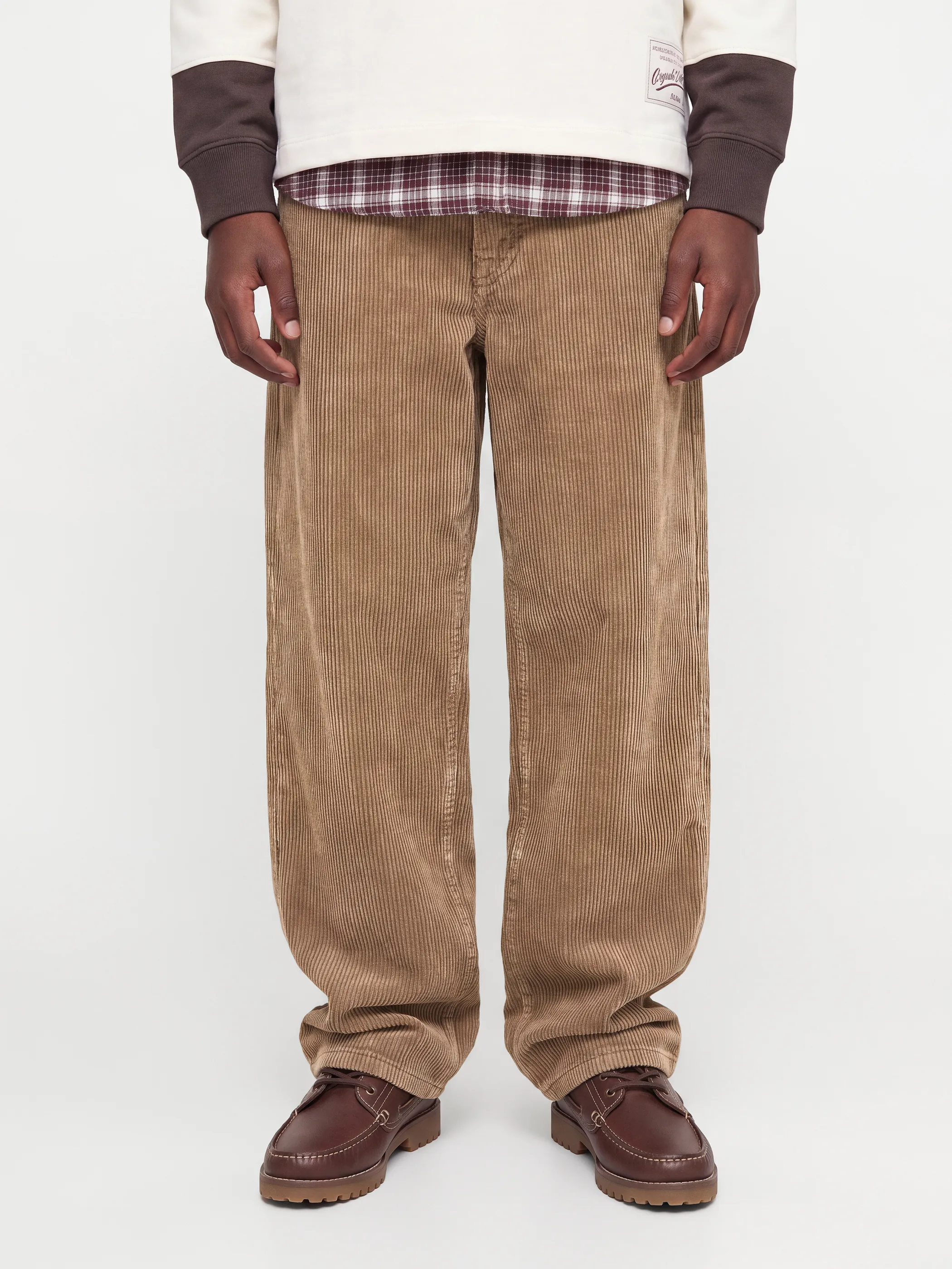 Jack&Jones Junior 12303157 JPSTALEX ORIGINAL WASHED CORDUROY Braun 931444 307144 2