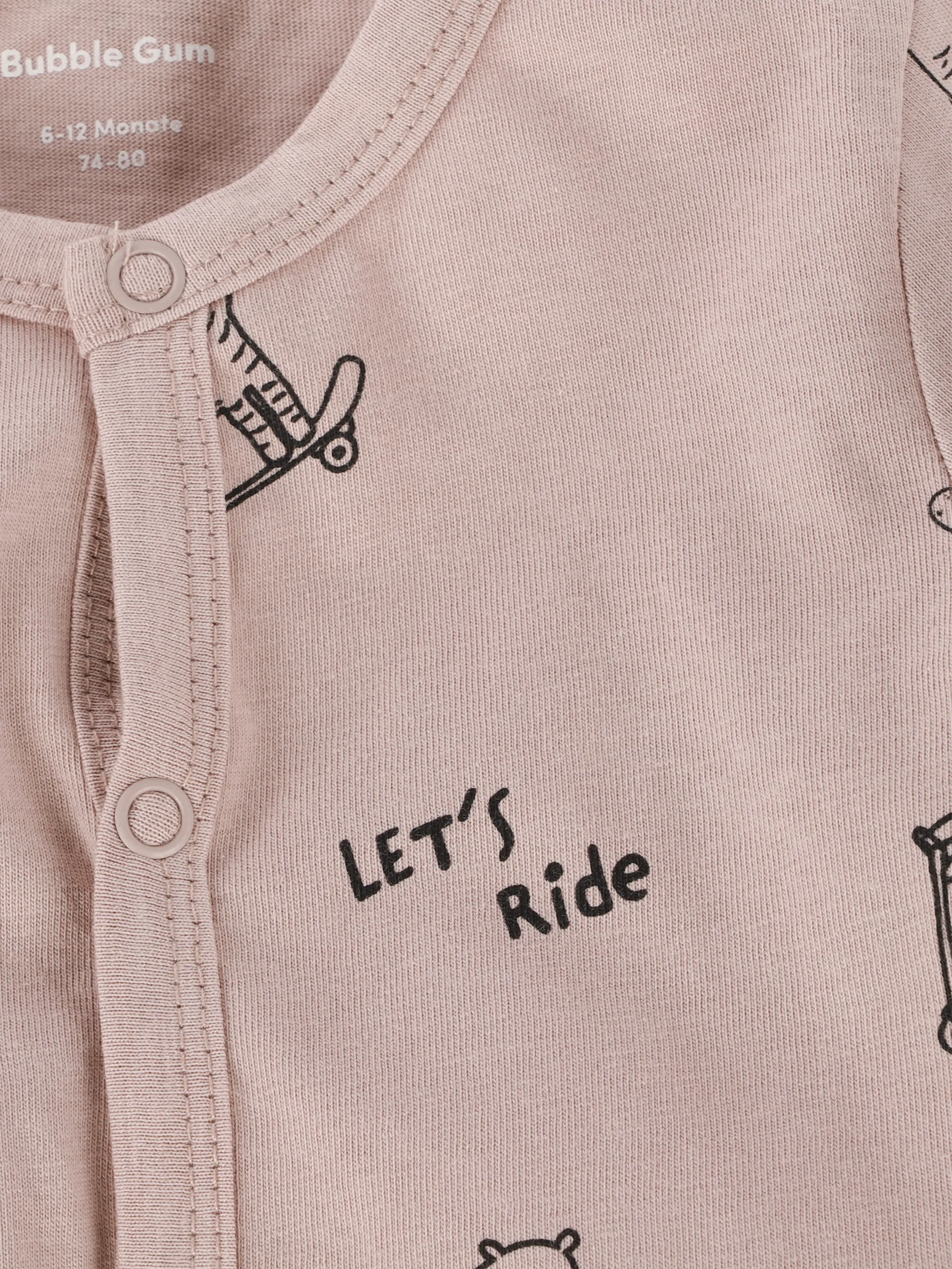 Bubble Gum BJ Schlafanzug mit Tier AOP in braun Braun 921577 BR 3