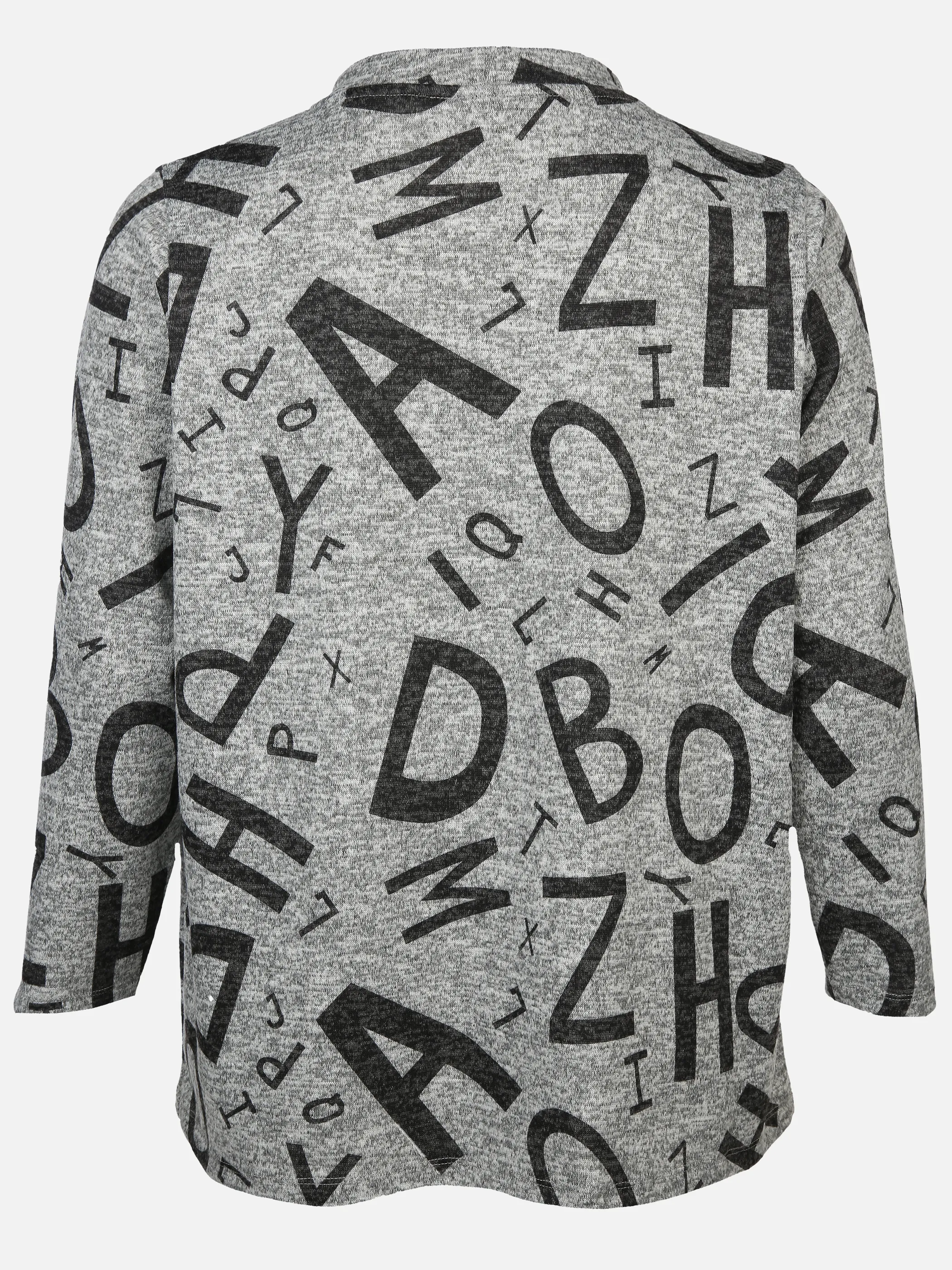Sonja Blank Da-gr.Gr. Flausch-Shirt Grau 900890 SILBERMEL 2 Sonja Blank Da-gr.Gr. Flausch-Shirt Grau 900890 SILBERMEL 2