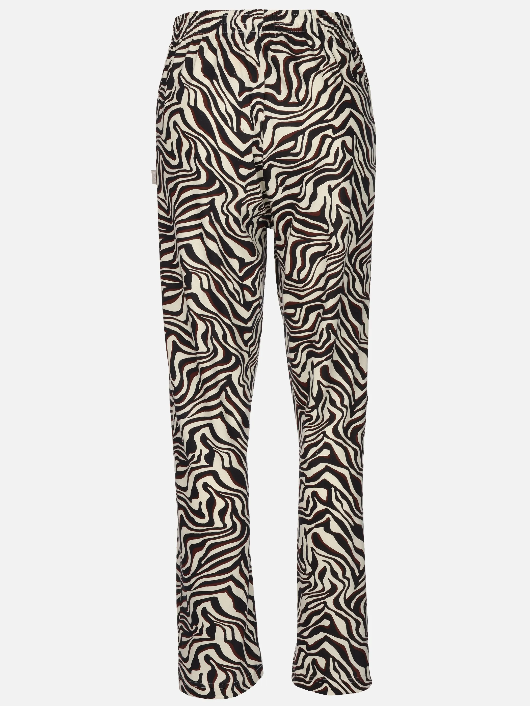 Sure Da. Nachtwäsche Hose lang Zebr Weiß 916225 ECRU 2
